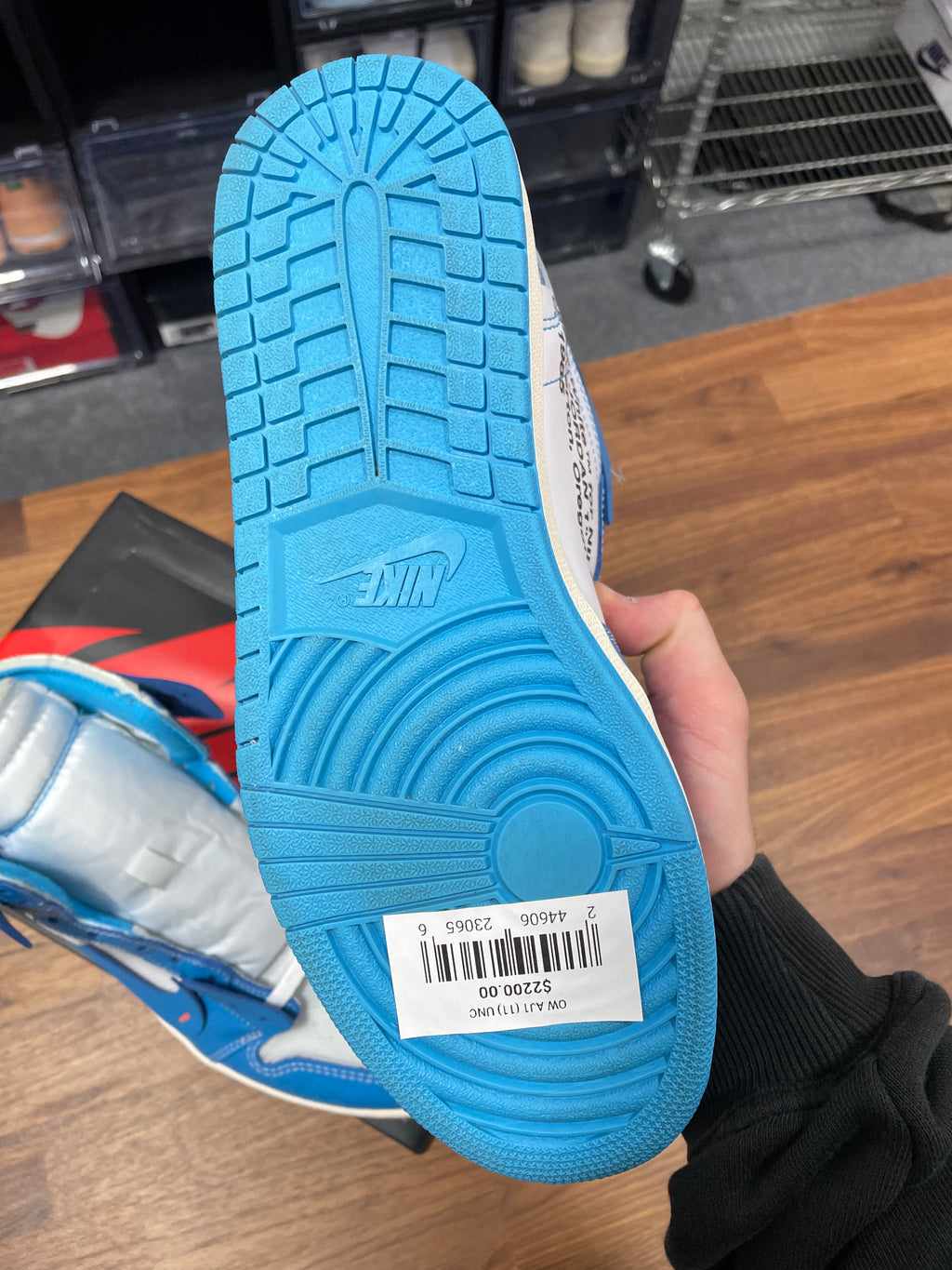 Jordan 1 Off White UNC Sz 11