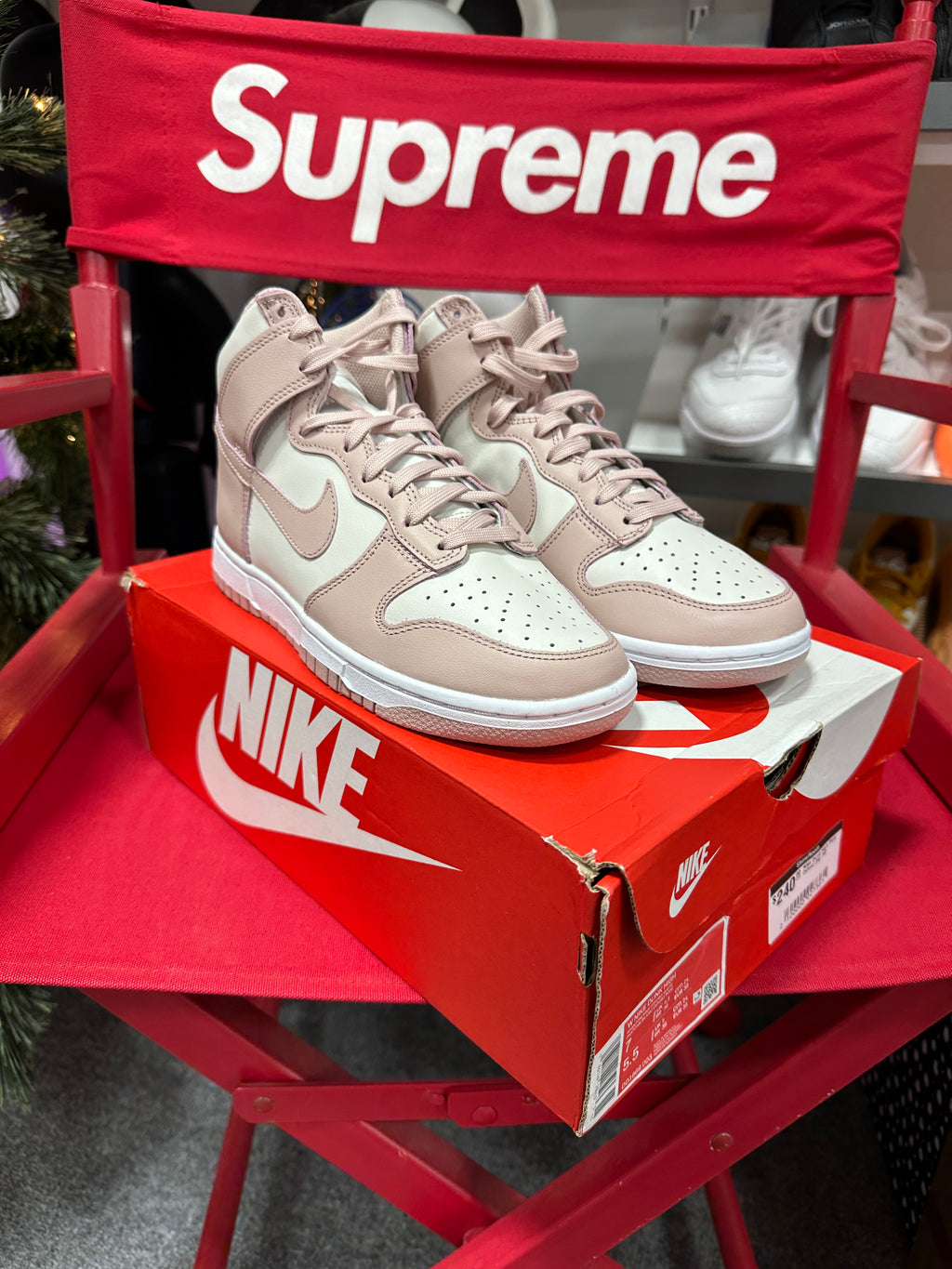 Nike Dunk High Pink Oxford (W)Sz 7