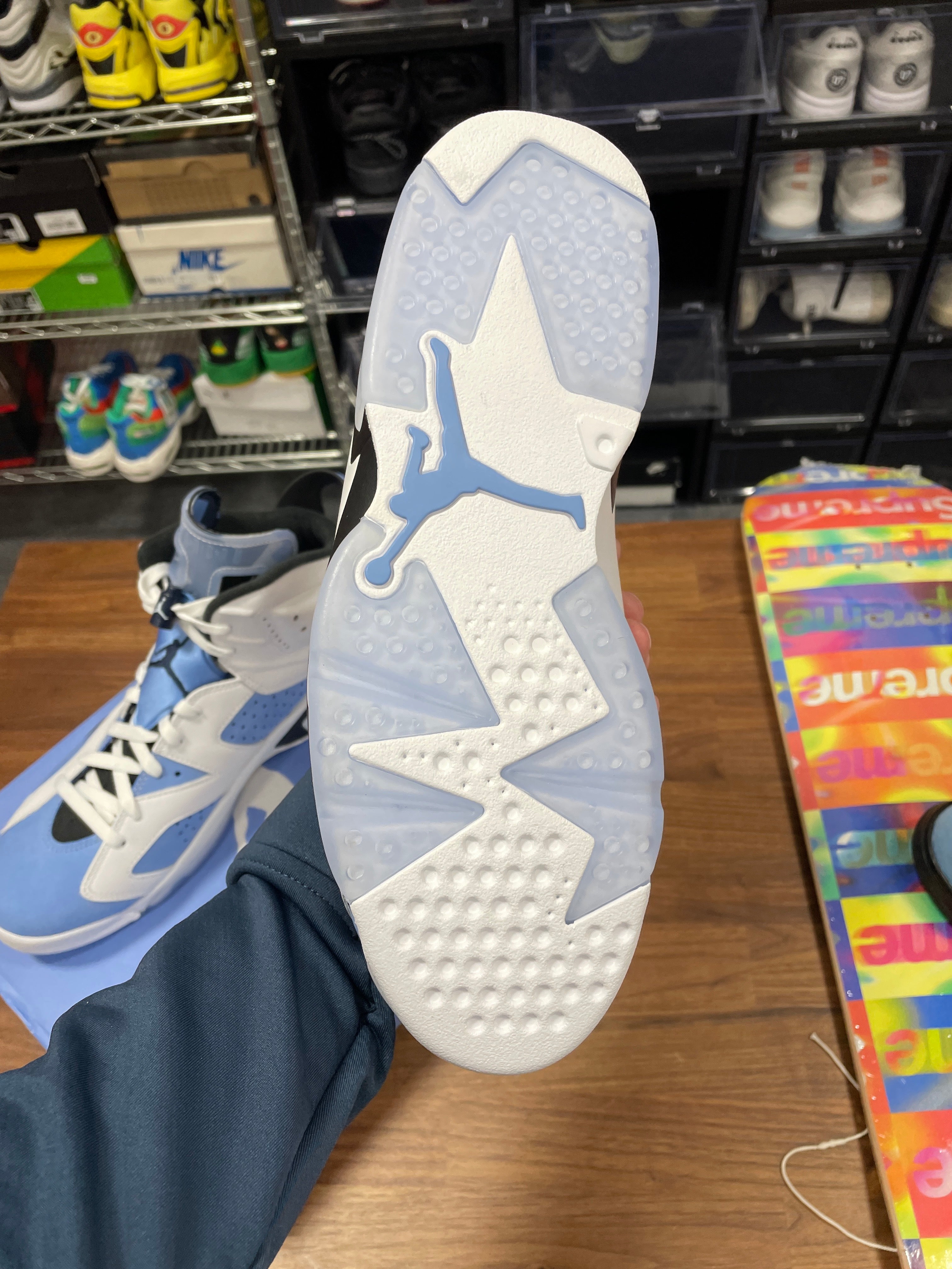 Jordan 6 Retro UNC White Sz 11
