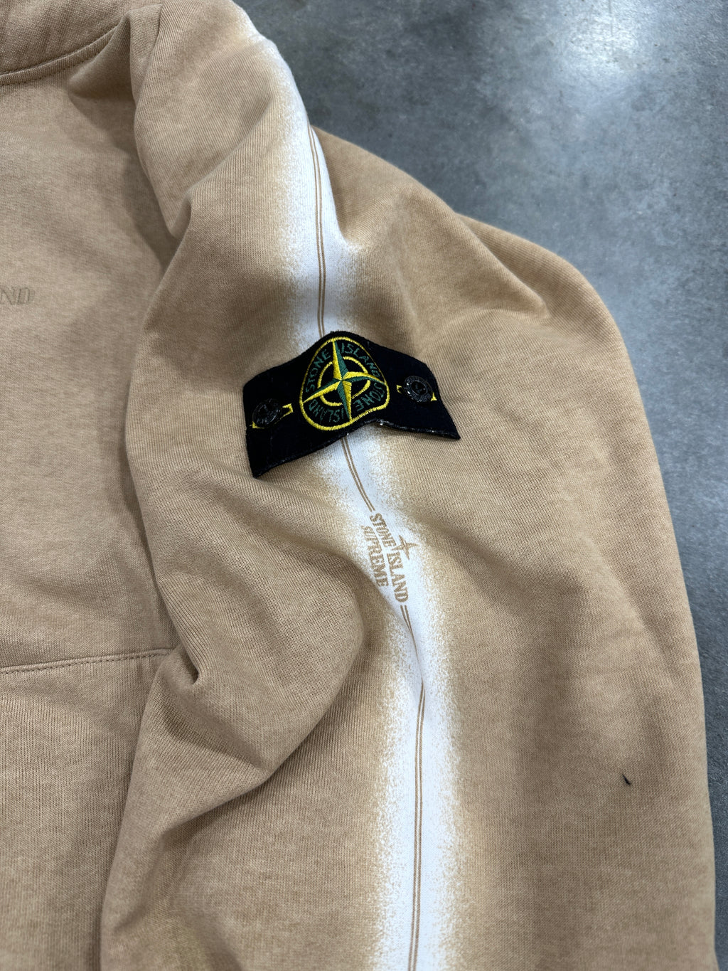 Supreme Stone Island Stripe Hooded Sweatshirt