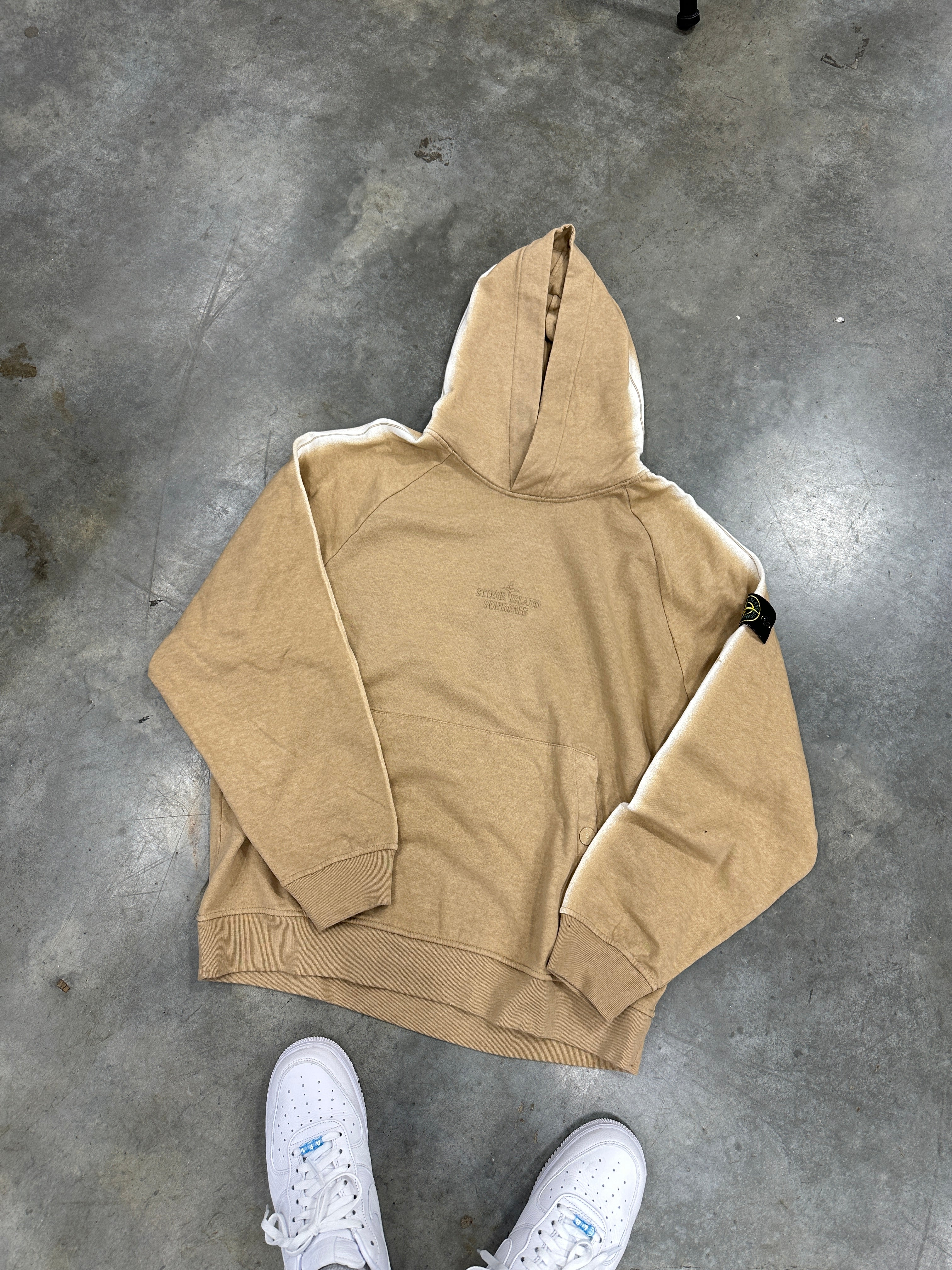 Supreme Stone Island Stripe Hooded Sweatshirt