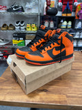 Nike Dunk High Black/Orange Sz 11