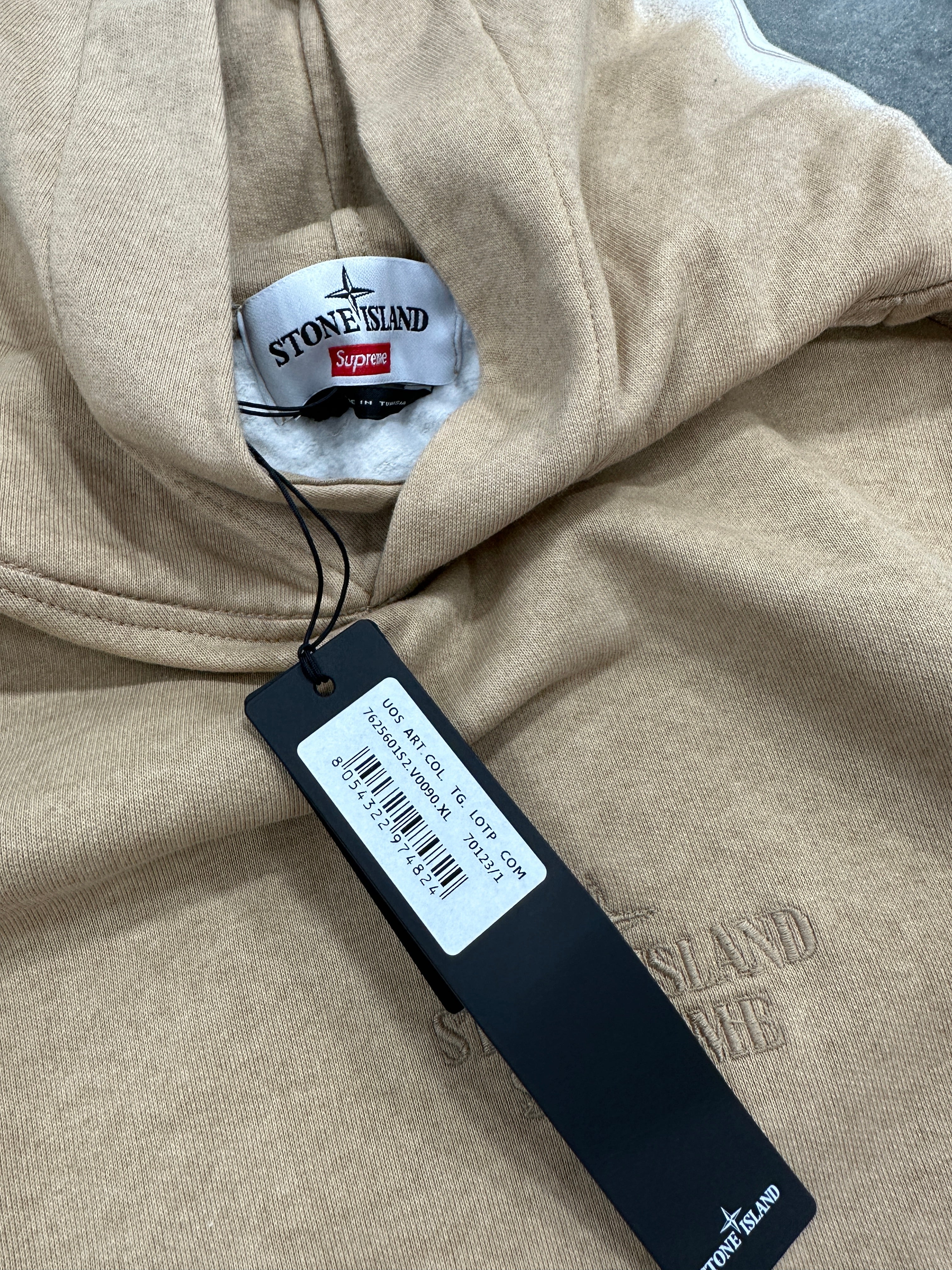Supreme Stone Island Stripe Hooded Sweatshirt