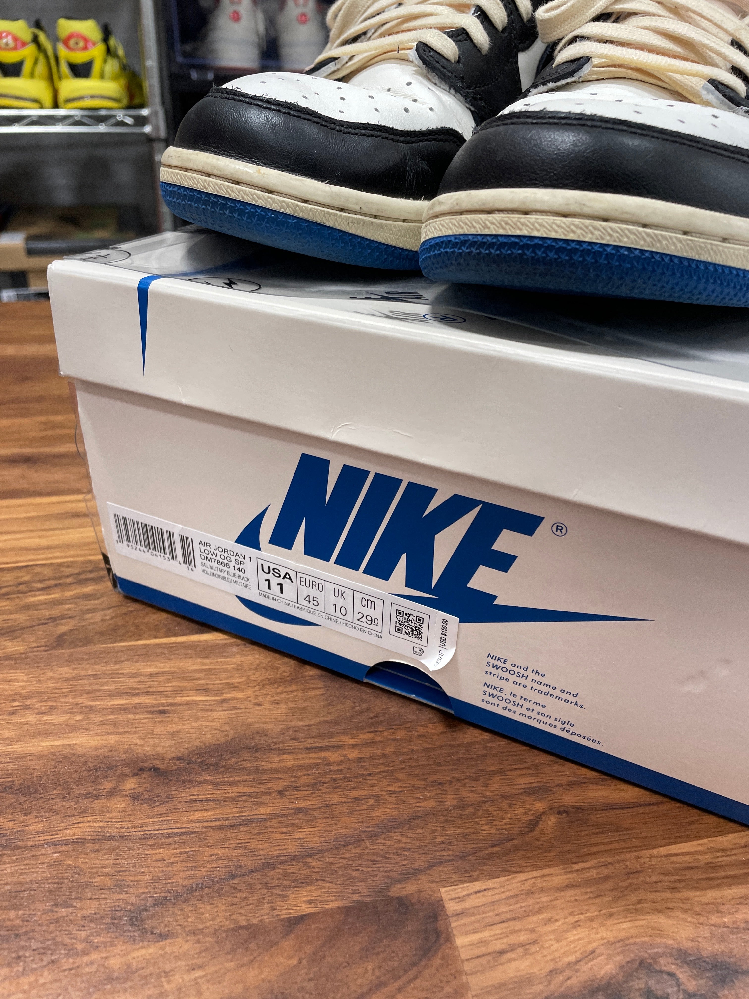 Jordan 1 Low Fragment x Travis Scott Low Sz 11