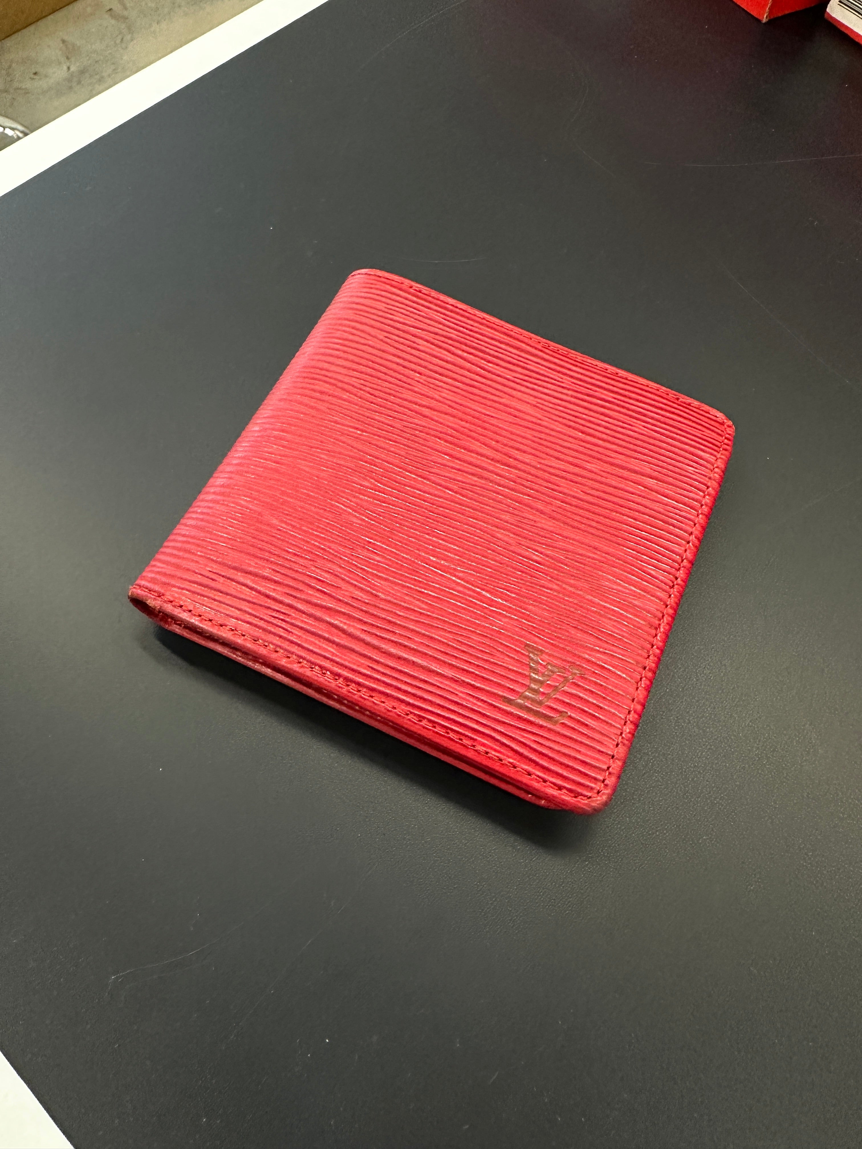 Louis Vuitton Epi Wallet Red