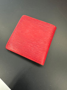 Louis Vuitton Epi Wallet Red