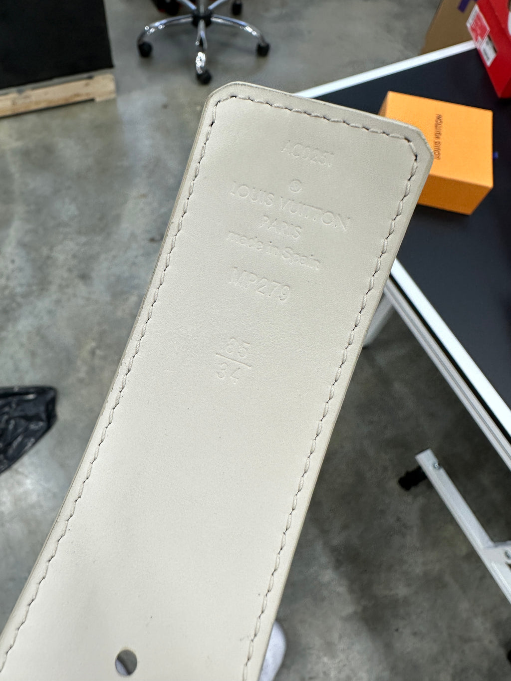 Louis Vuitton Pastel Monogram Belt Sz 34"