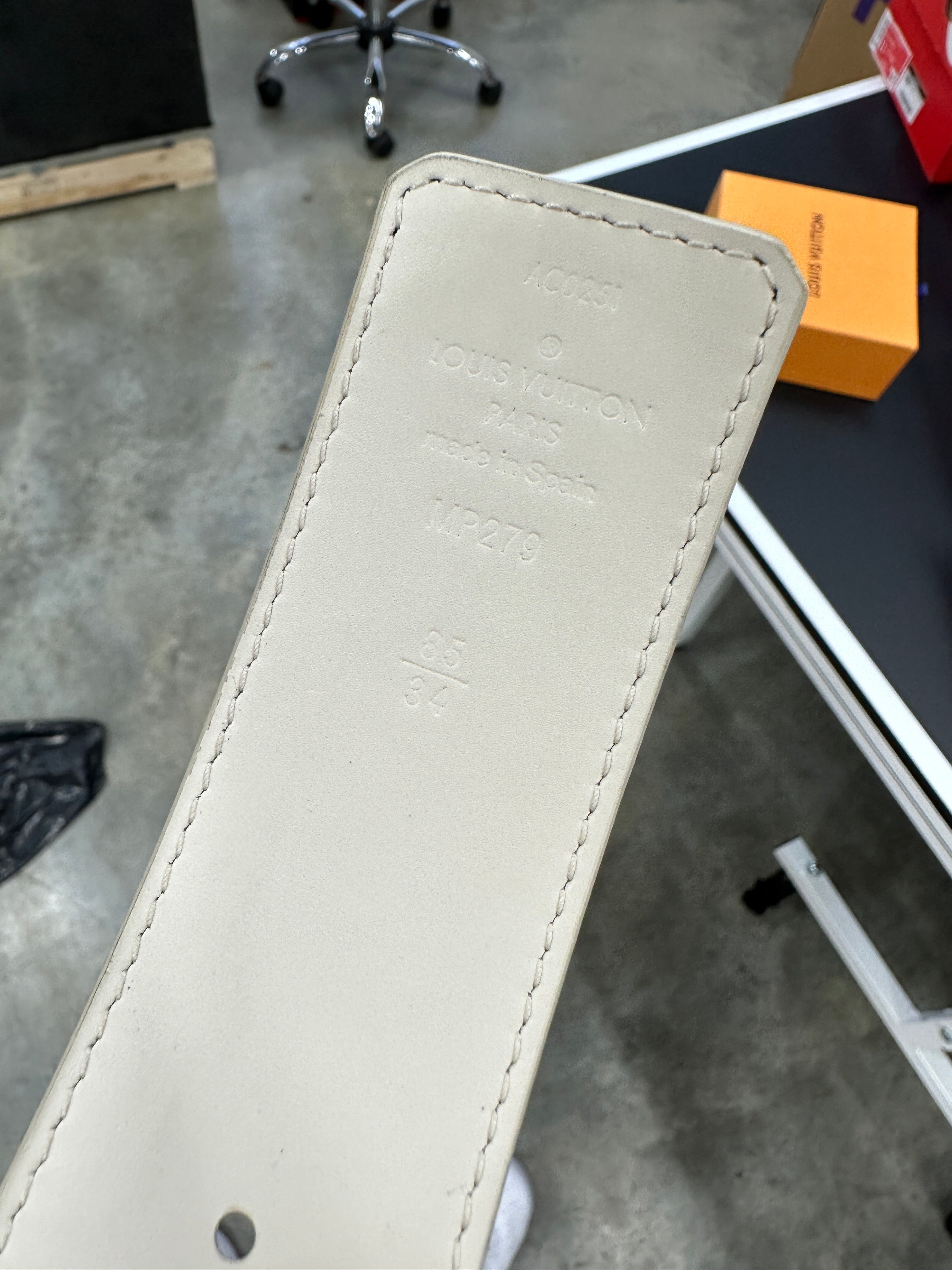 Louis Vuitton Pastel Monogram Belt Sz 34"