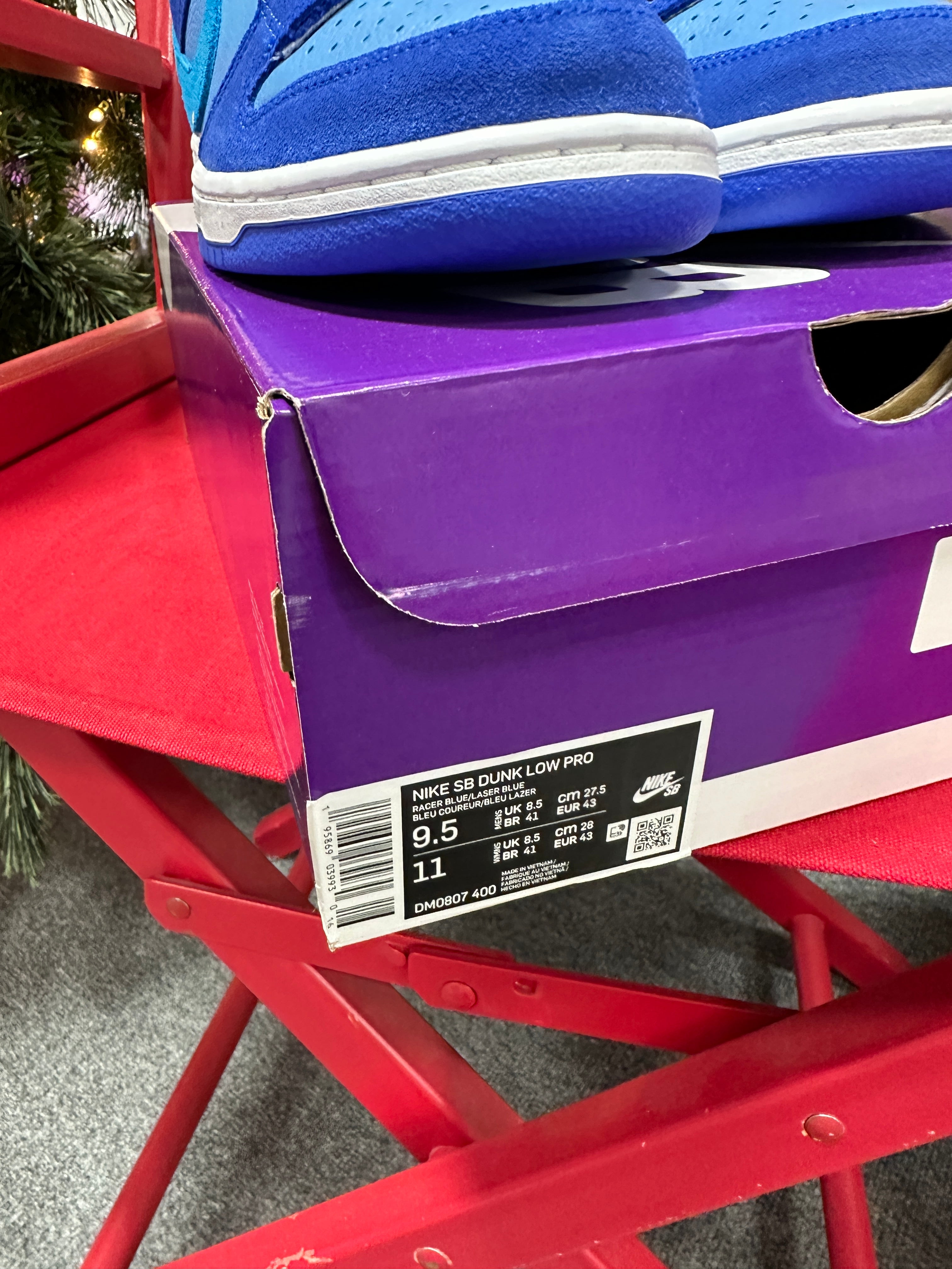 Nike SB Dunk Low Blue Raspberry Sz 9.5