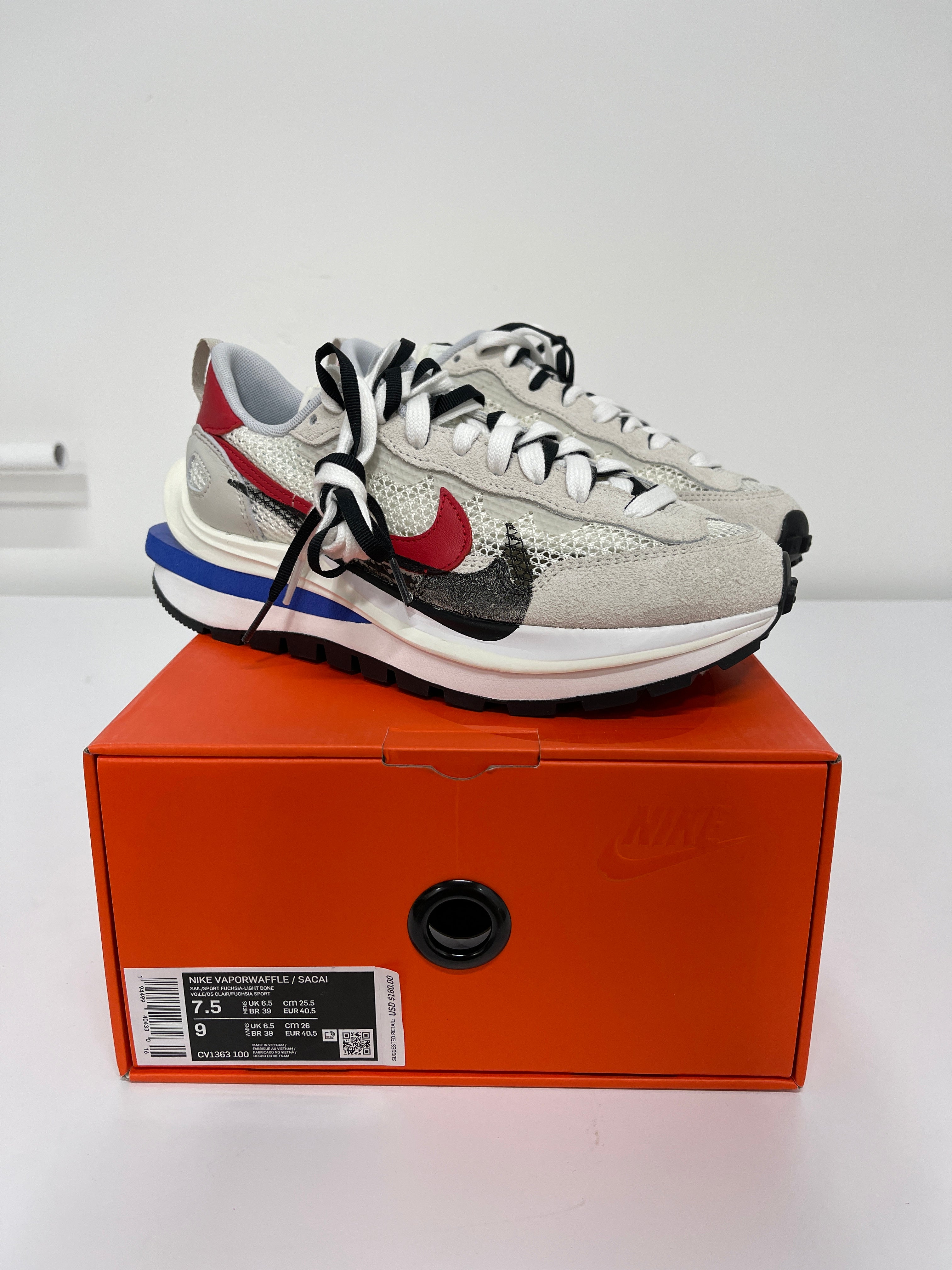 Nike Sacai Vapor Waffle Sz 7.5