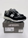 New Balance 992 Black Suede Sz 10.5