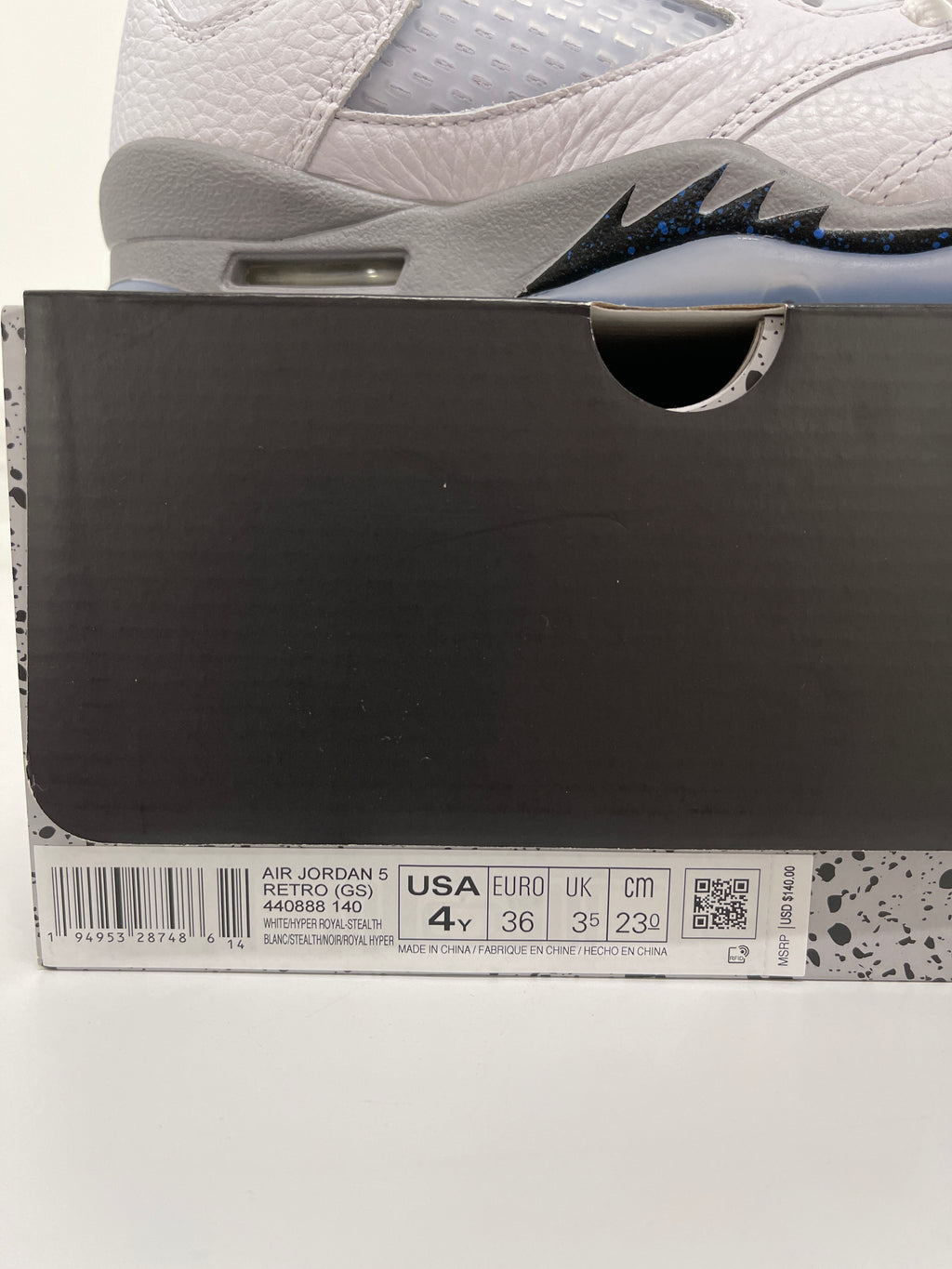 Nike Air Jordan 5 Sz 4y