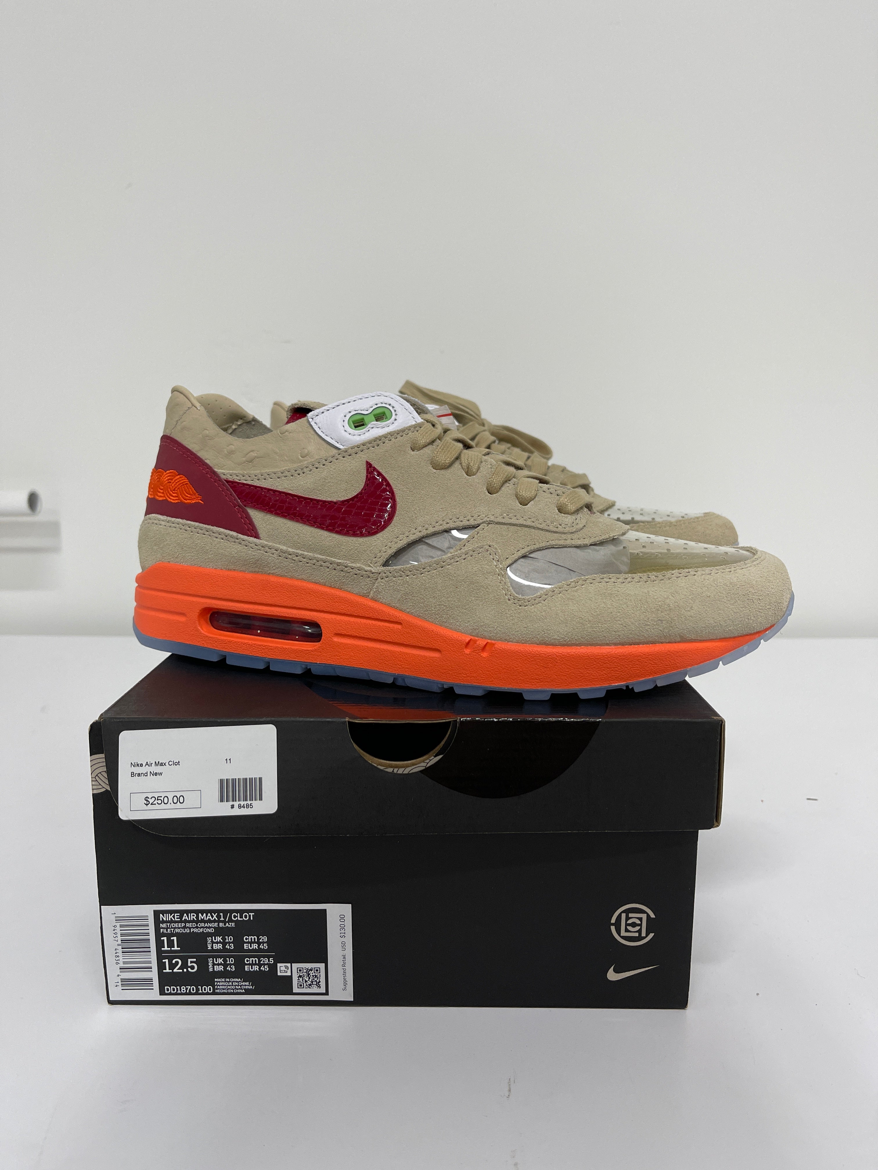 Nike Air Max 1 Clot Sz 11