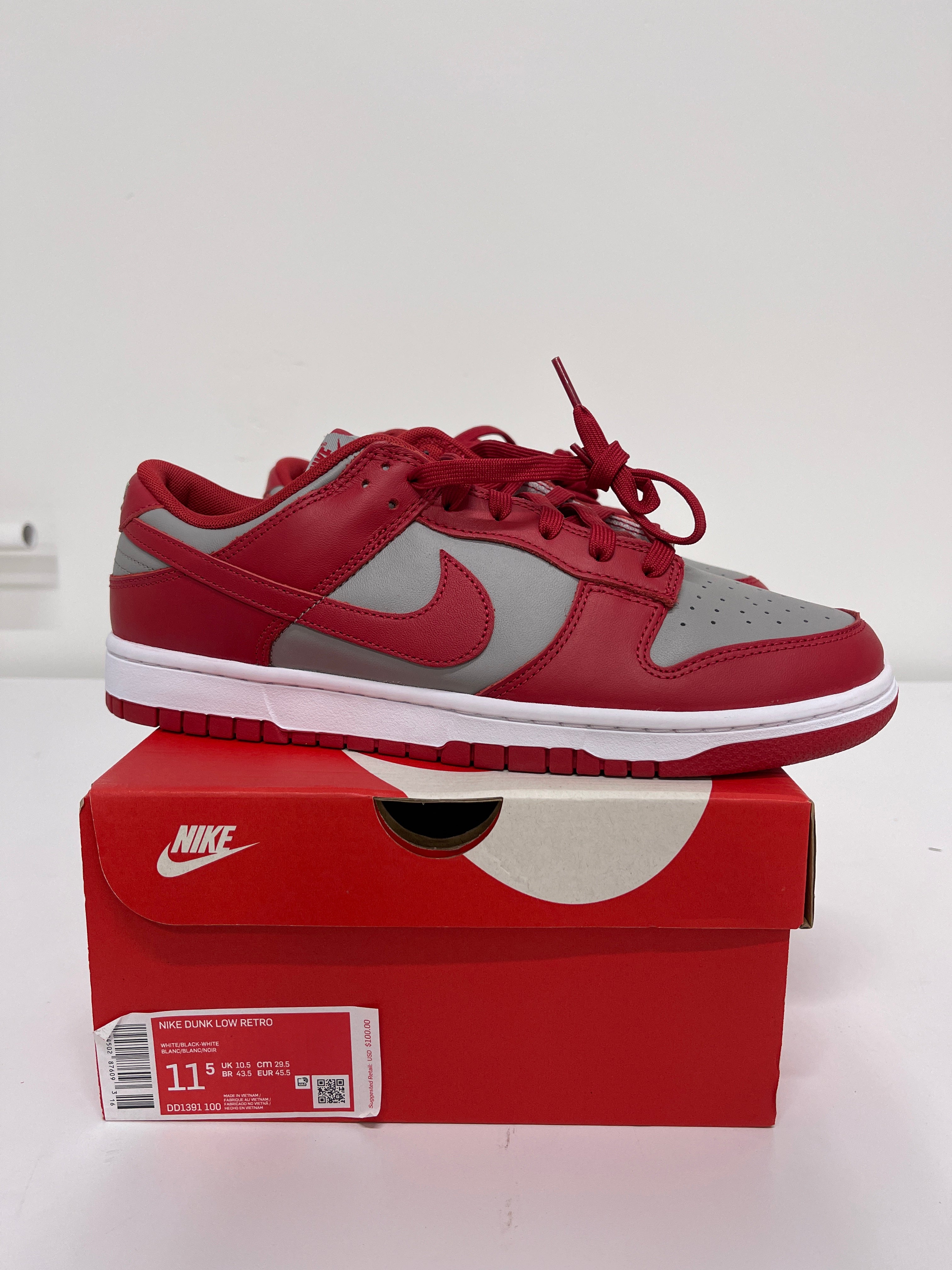 Nike Dunk Low University Red Sz 11.5