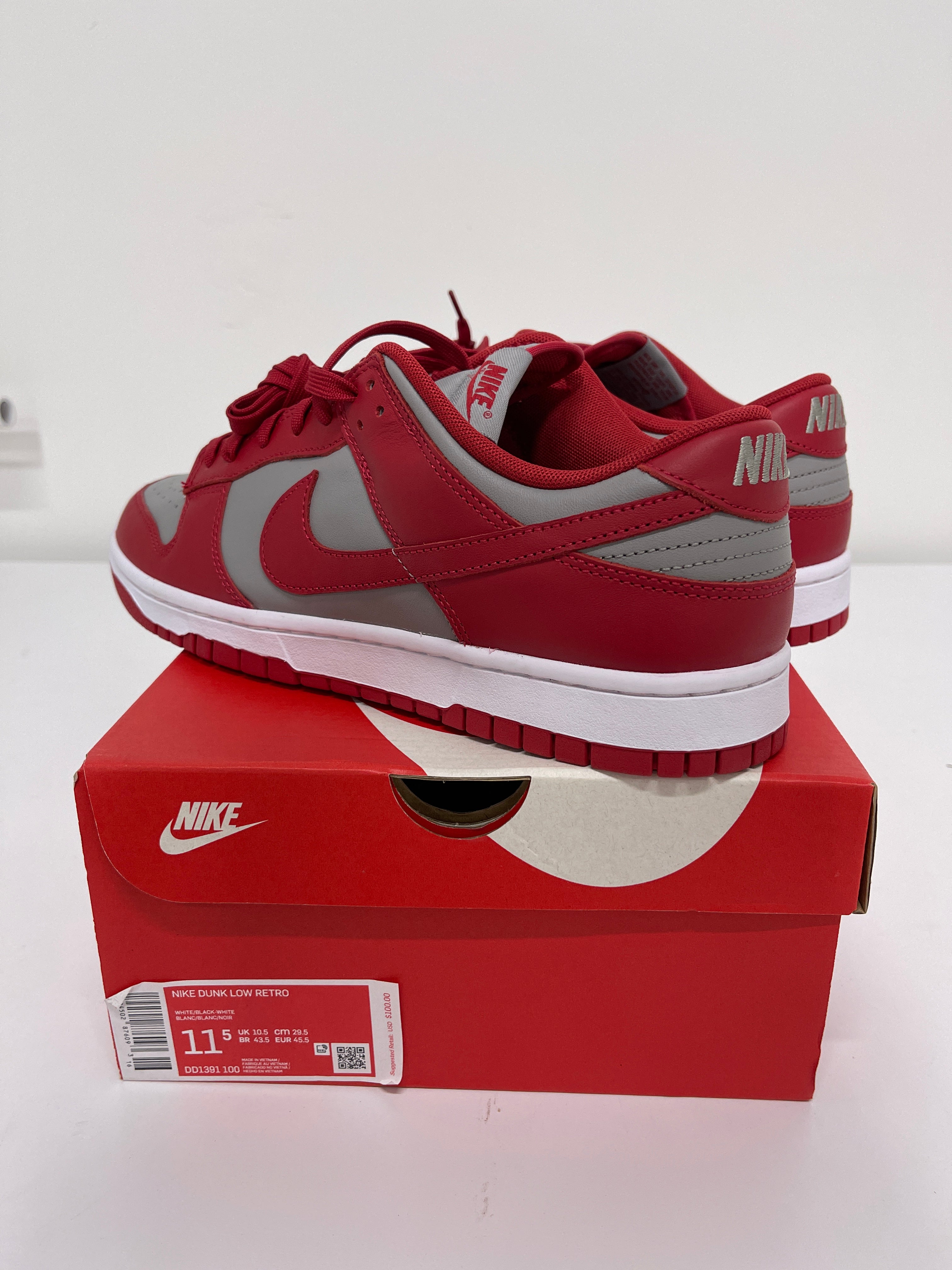 Nike Dunk Low University Red Sz 11.5