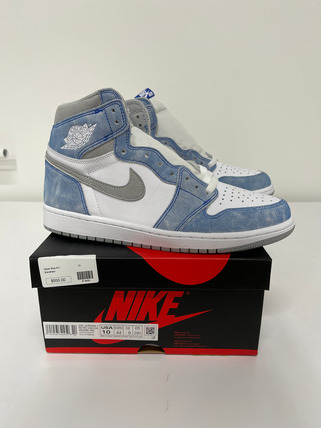 Nike Air Jordan 1 Hyper Royal Sz 10
