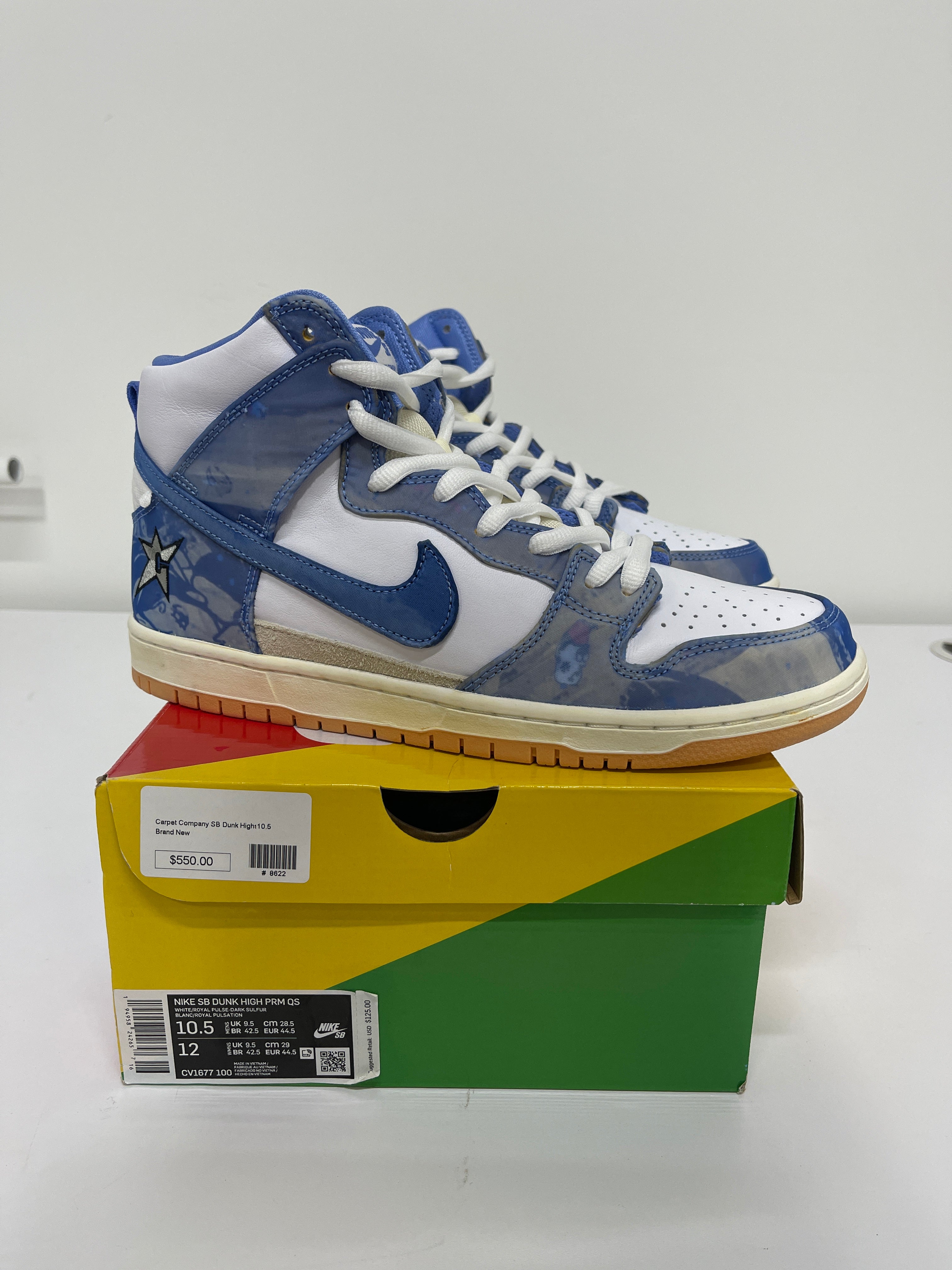 Nike SB Dunk High Carpet Co Sz 10.5
