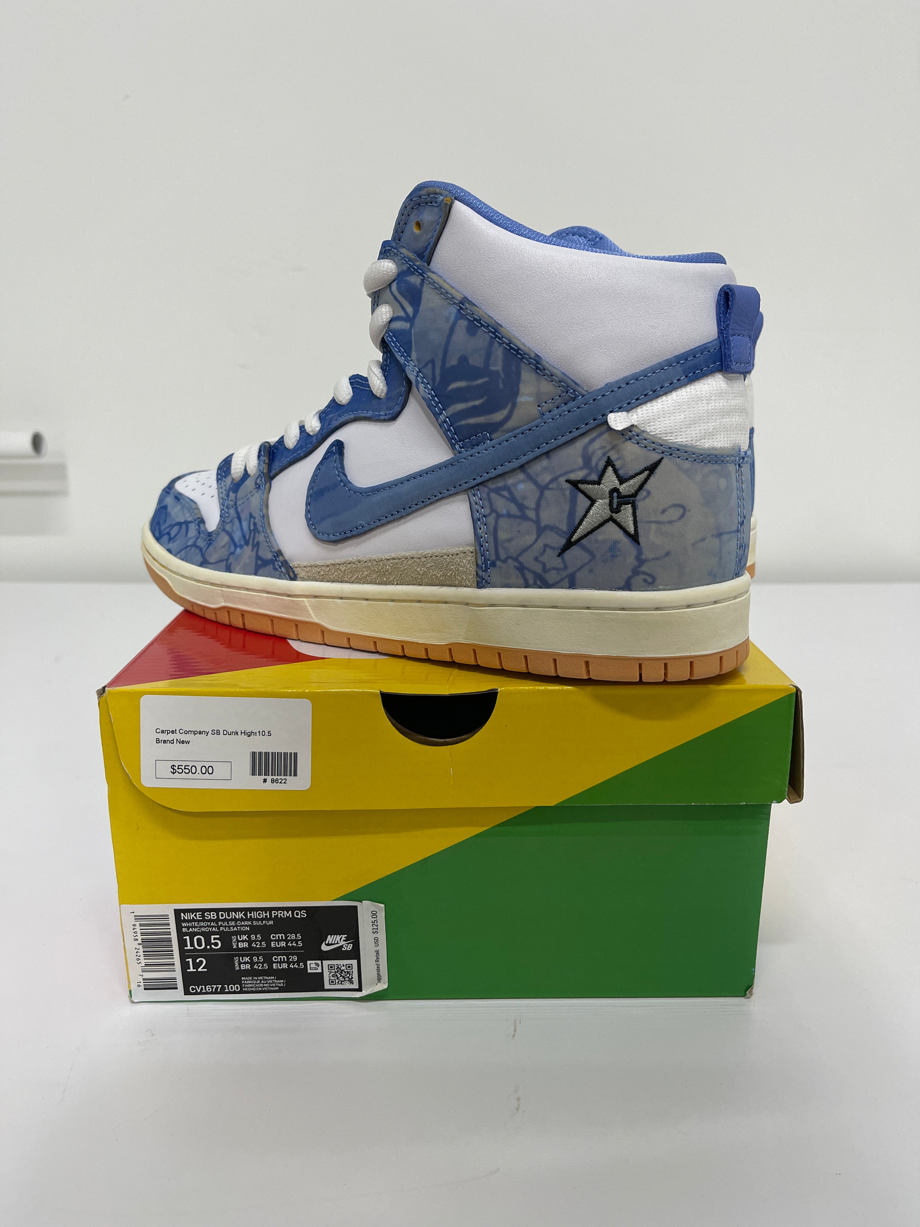 Nike SB Dunk High Carpet Co Sz 10.5