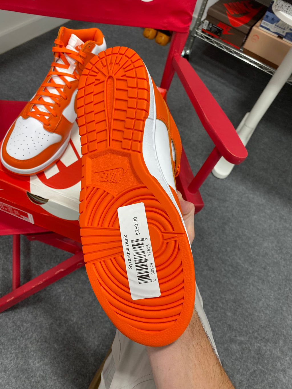 Nike Dunk High Syracuse (2021) Sz 12