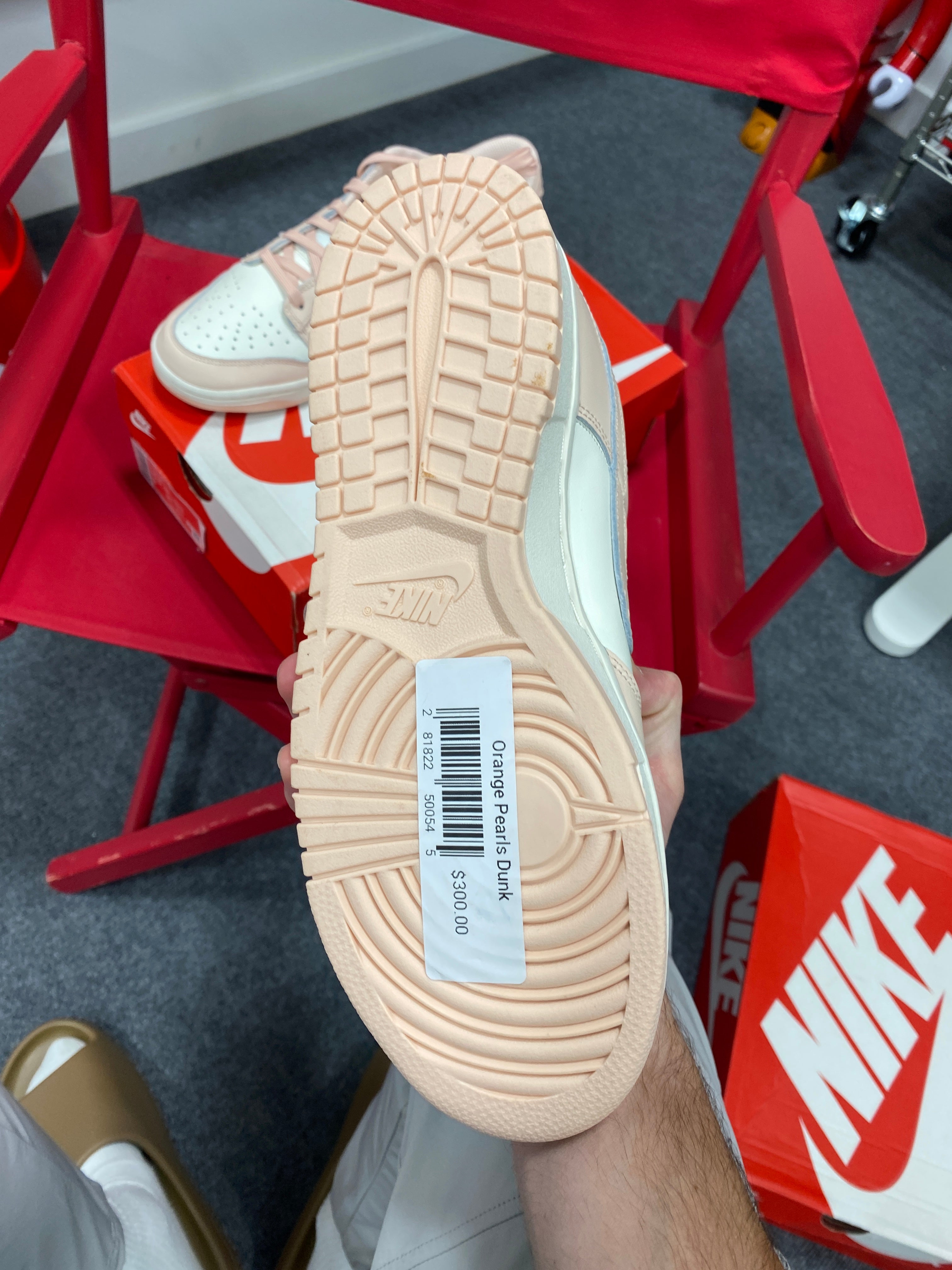 Nike Dunk Low Orange Pearl 10.5 W (9 Mens)