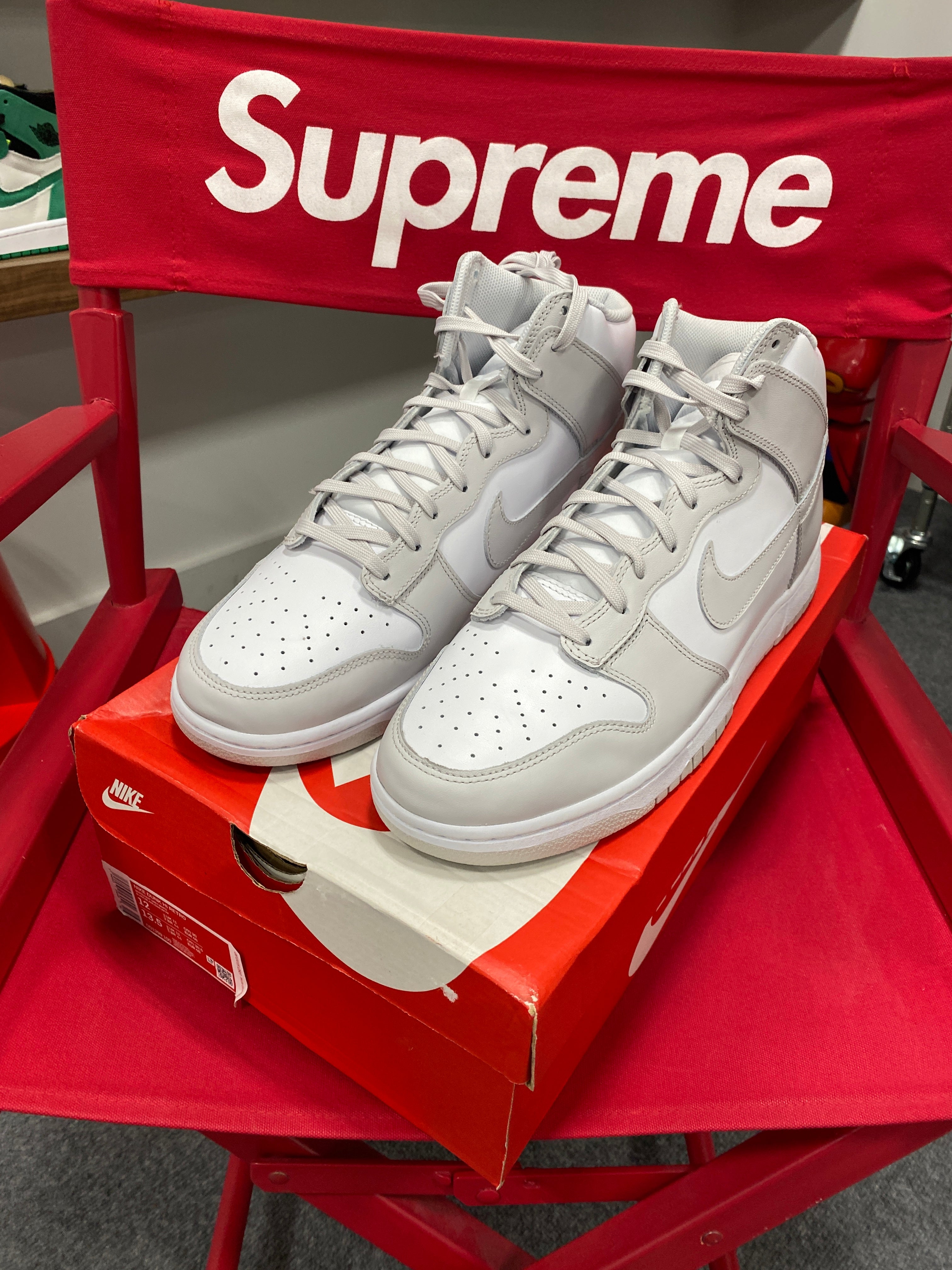Nike Dunk High Vast Grey Sz 12