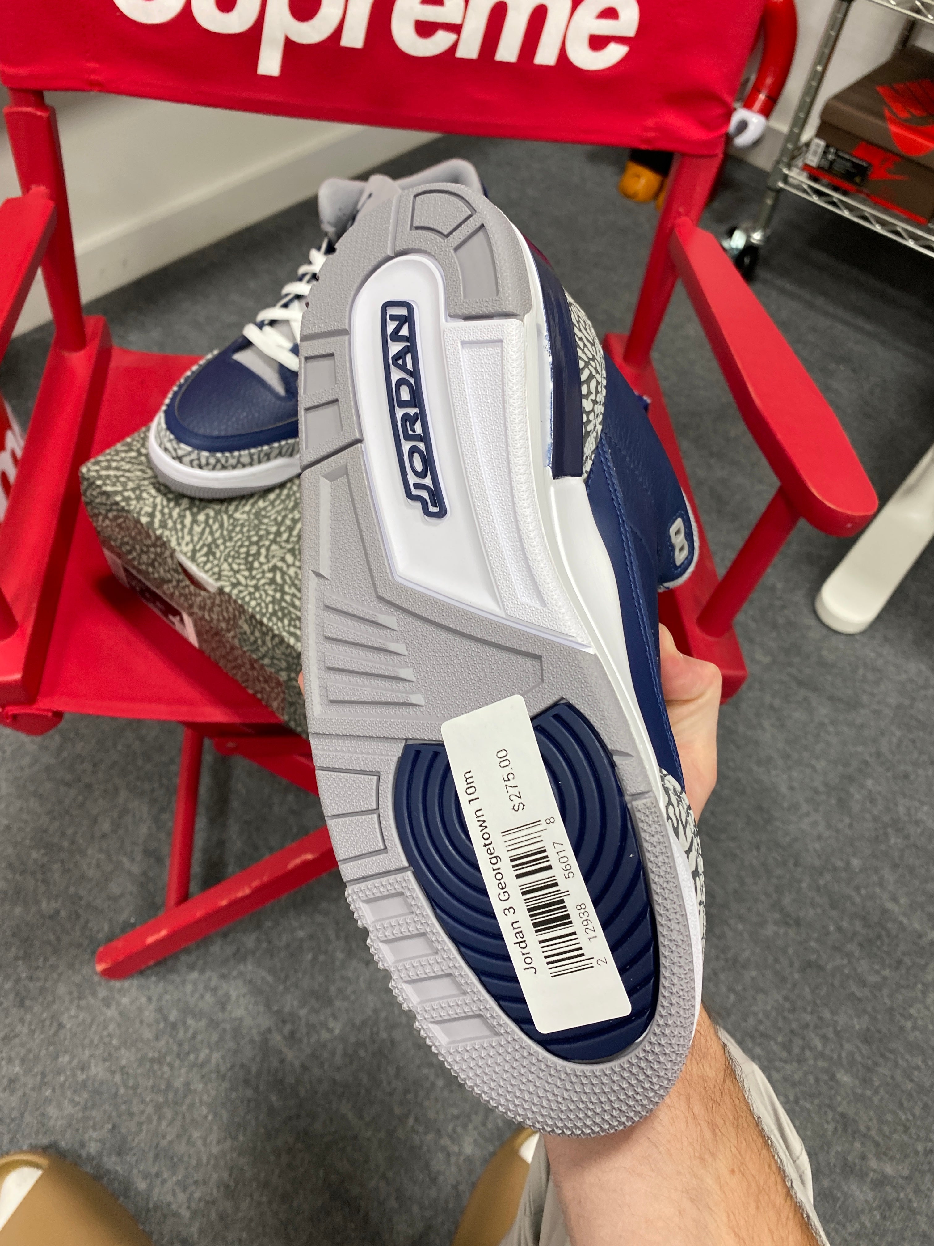 Jordan 3 Retro Georgetown (2021) Sz 10
