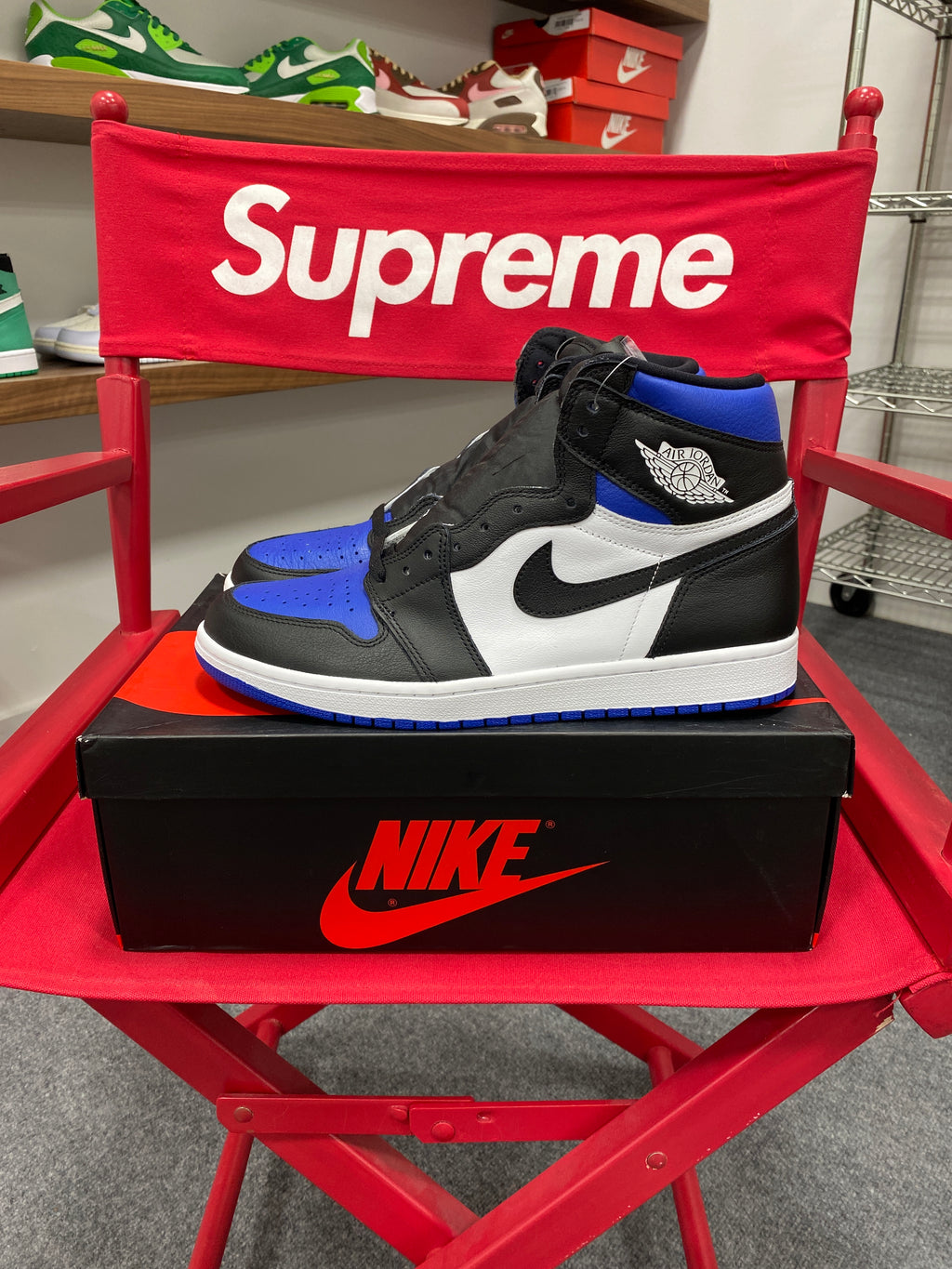 Jordan 1 Retro High Royal Toe Sz 11