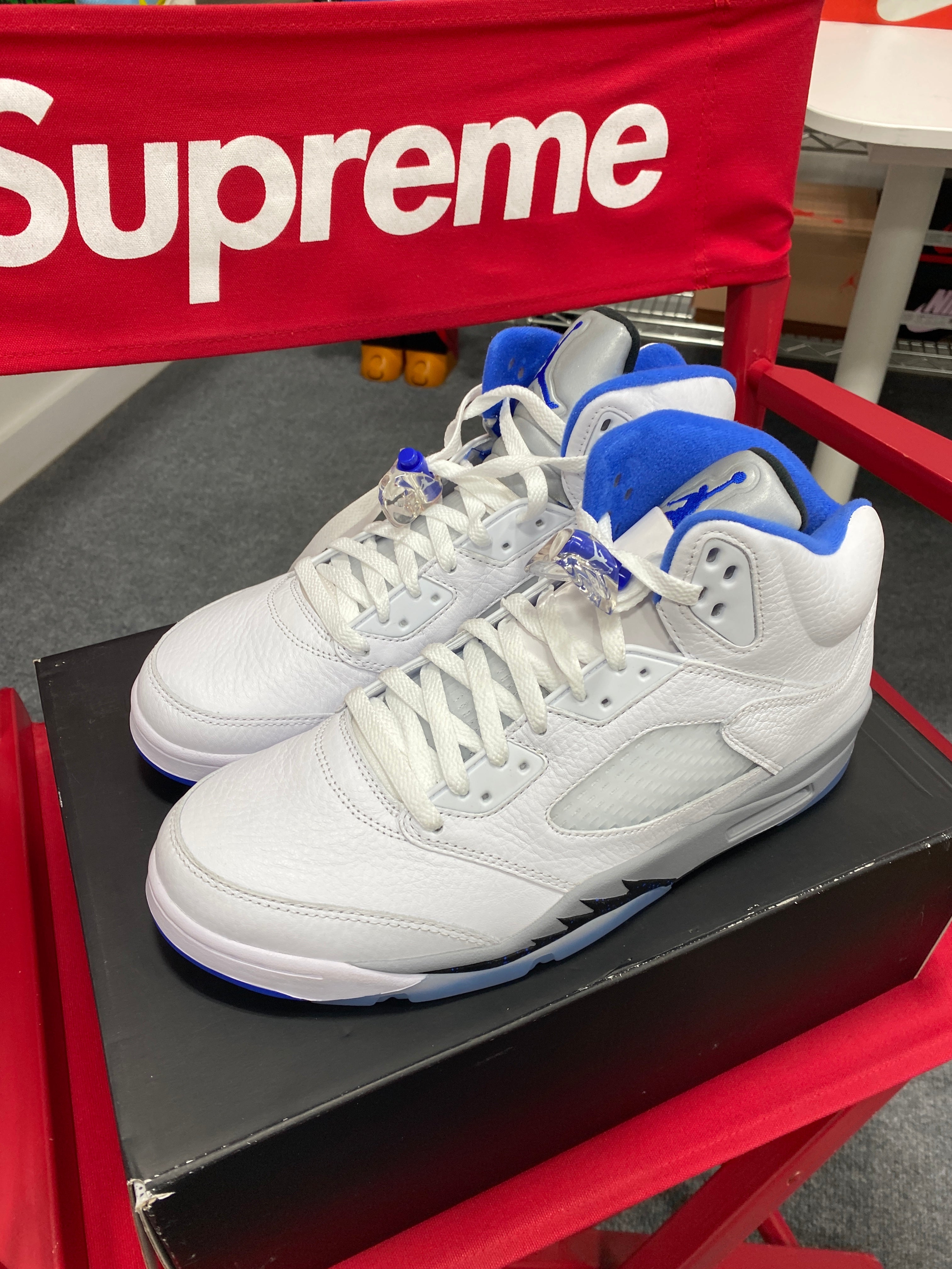 Jordan 5 Retro White Stealth (2021) Sz 11.5