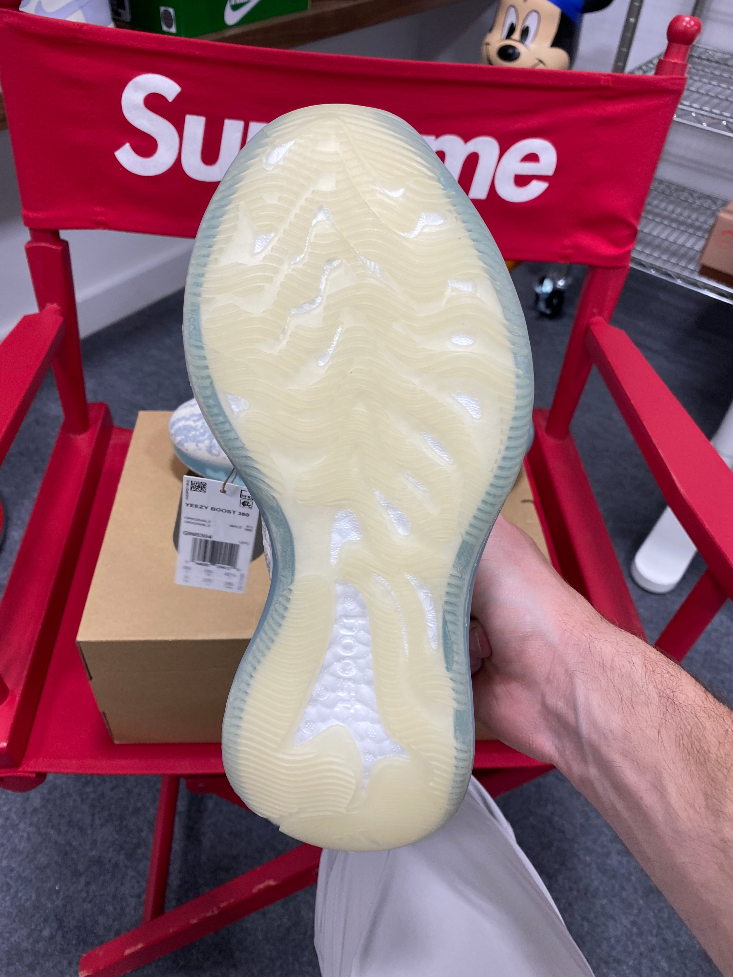 adidas Yeezy Boost 380 Alien Blue Sz 9