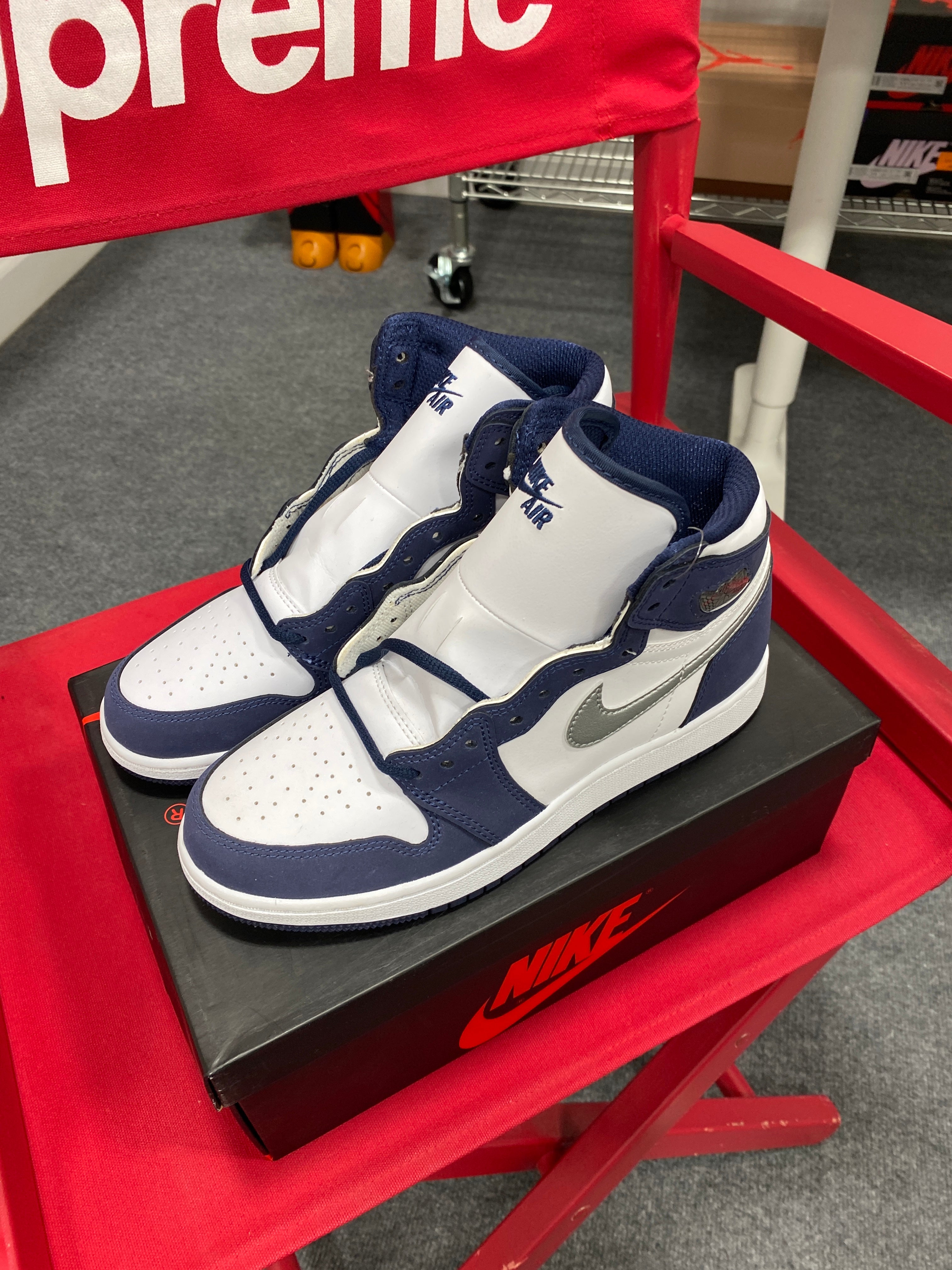 Jordan 1 Retro High CO Japan Midnight Navy (GS) Sz 6Y