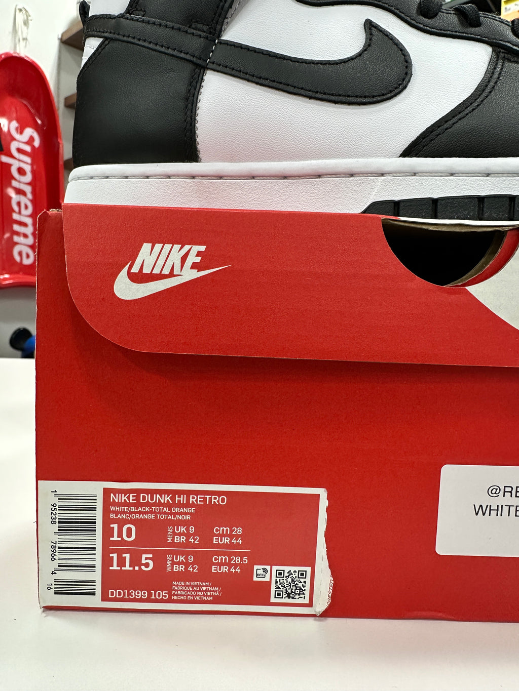 Nike Dunk High Panda Sz 10