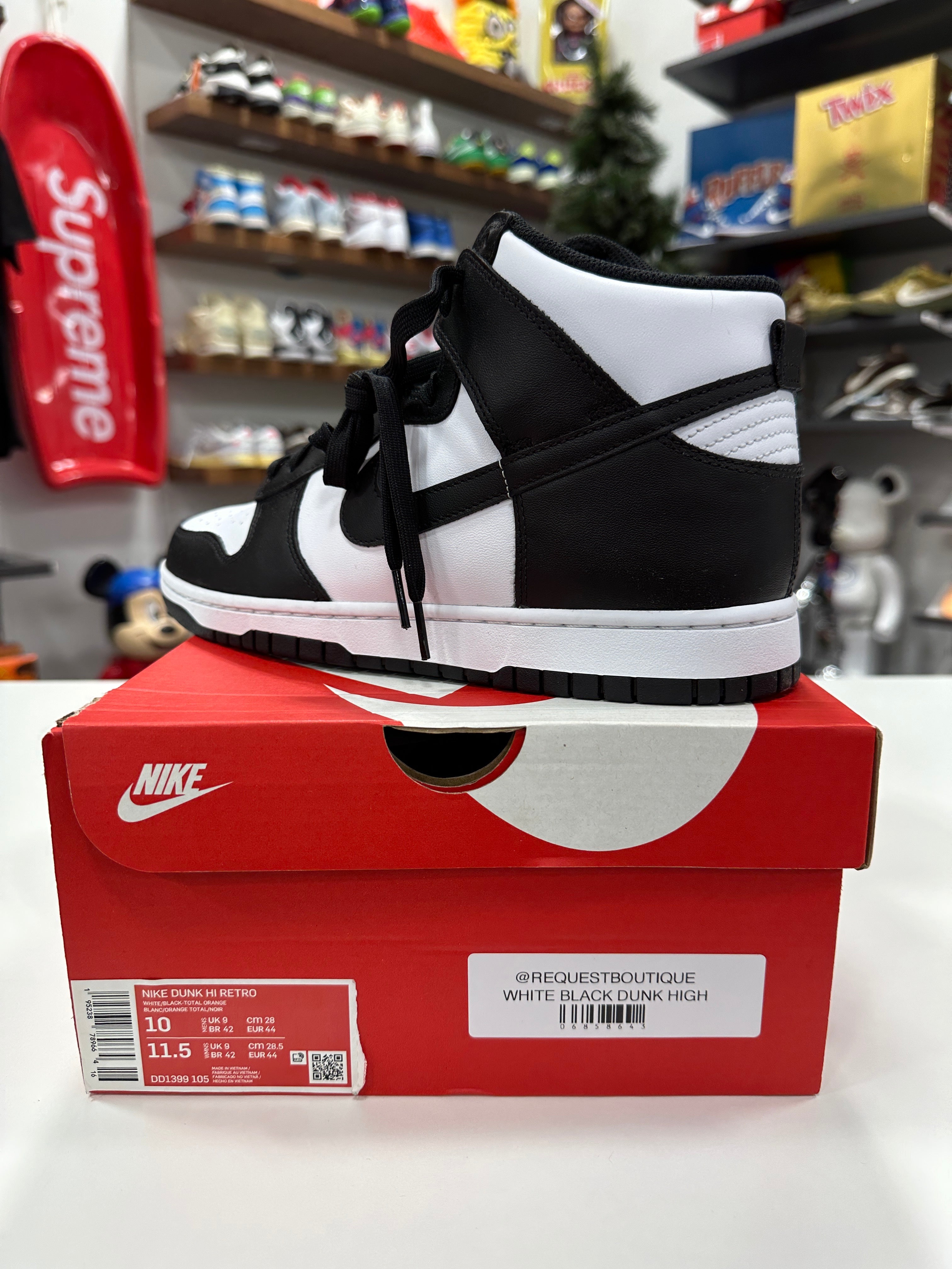 Nike Dunk High Panda Sz 10
