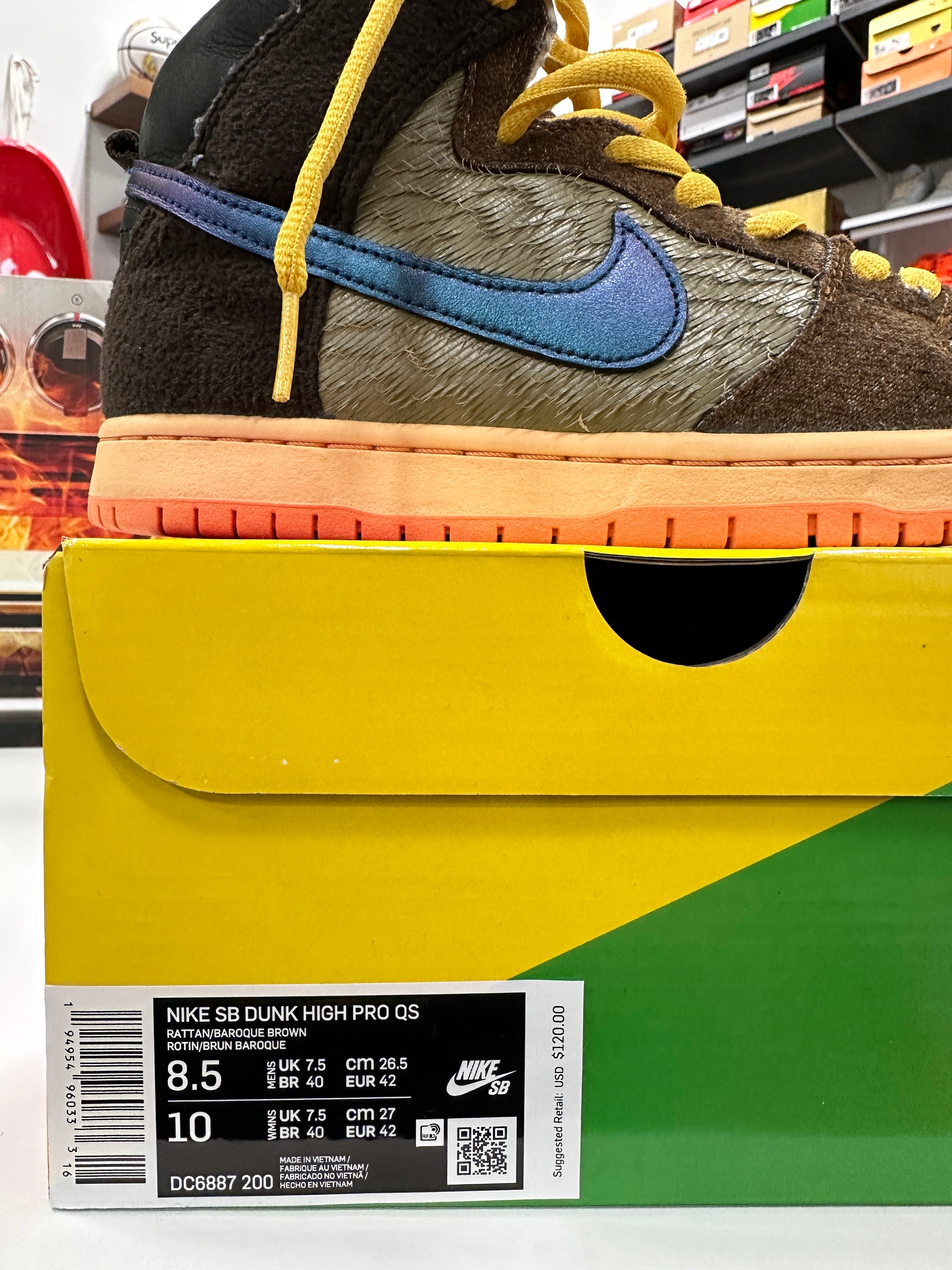 Nike Dunk High Sb Turdunken Special Box Sz 8.5