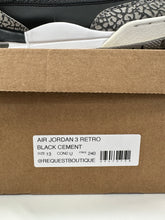 Load image into Gallery viewer, Air Jordan 3 Black Cement Sz 13
