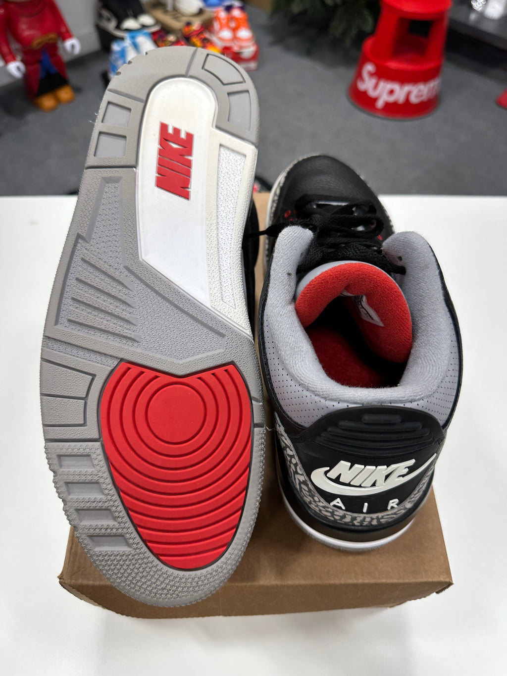 Air Jordan 3 Black Cement Sz 13