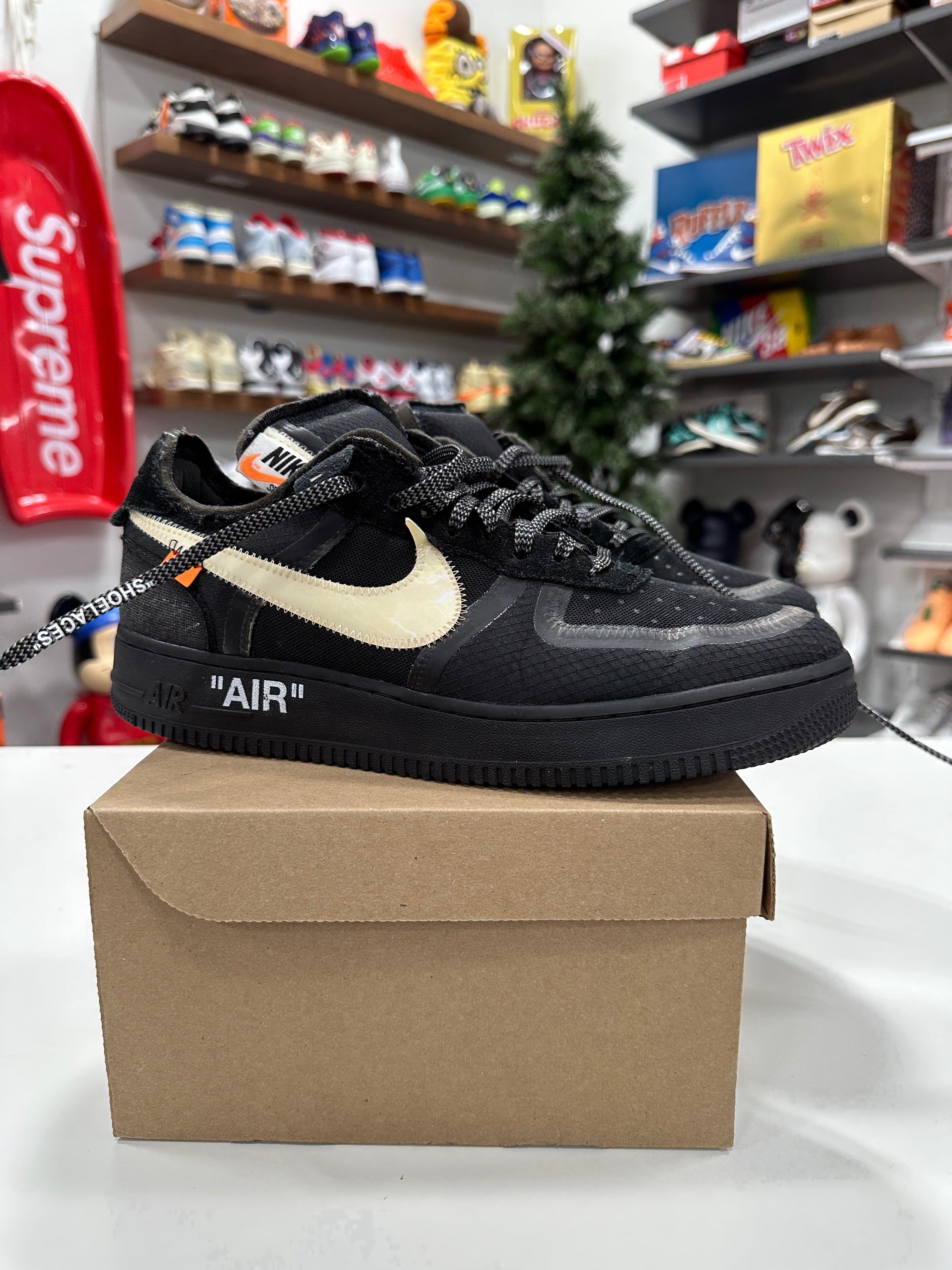 Off White x Air Force 1 Low Black Sz 10.5