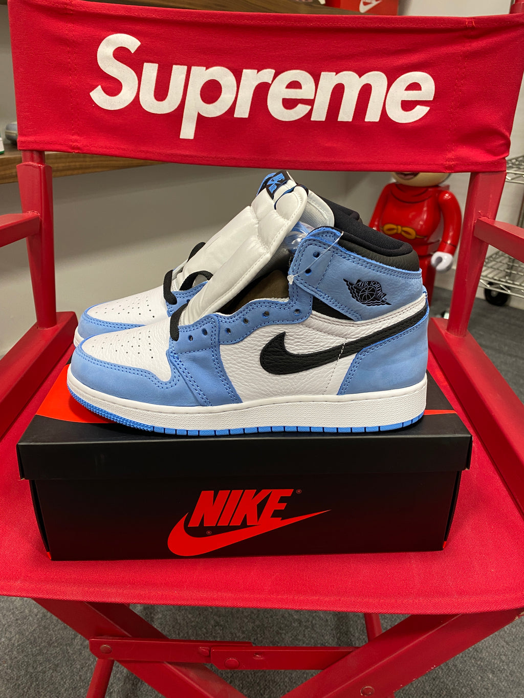 Jordan 1 High White University Blue 6.5y