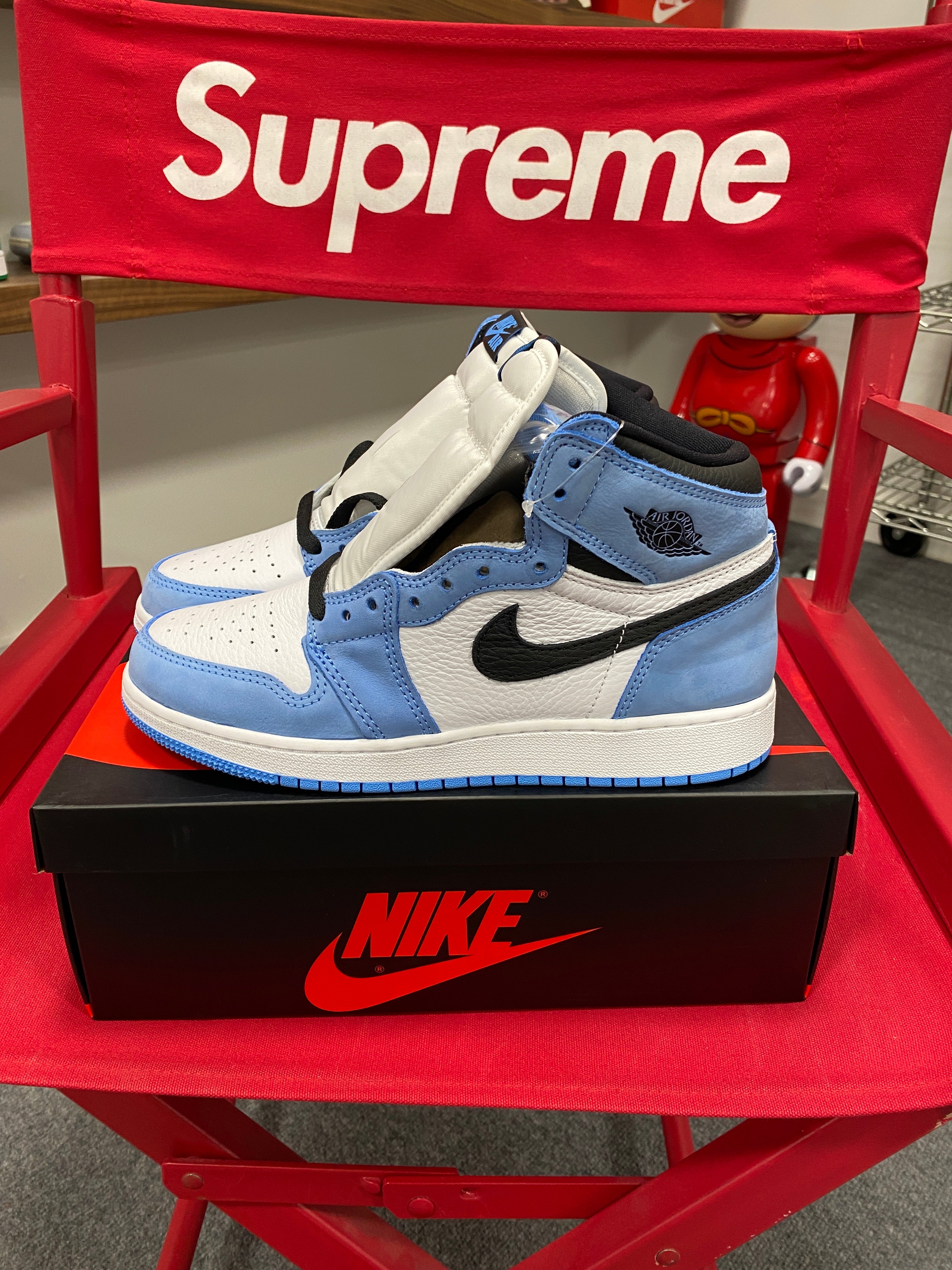 Jordan 1 High White University Blue 6.5y