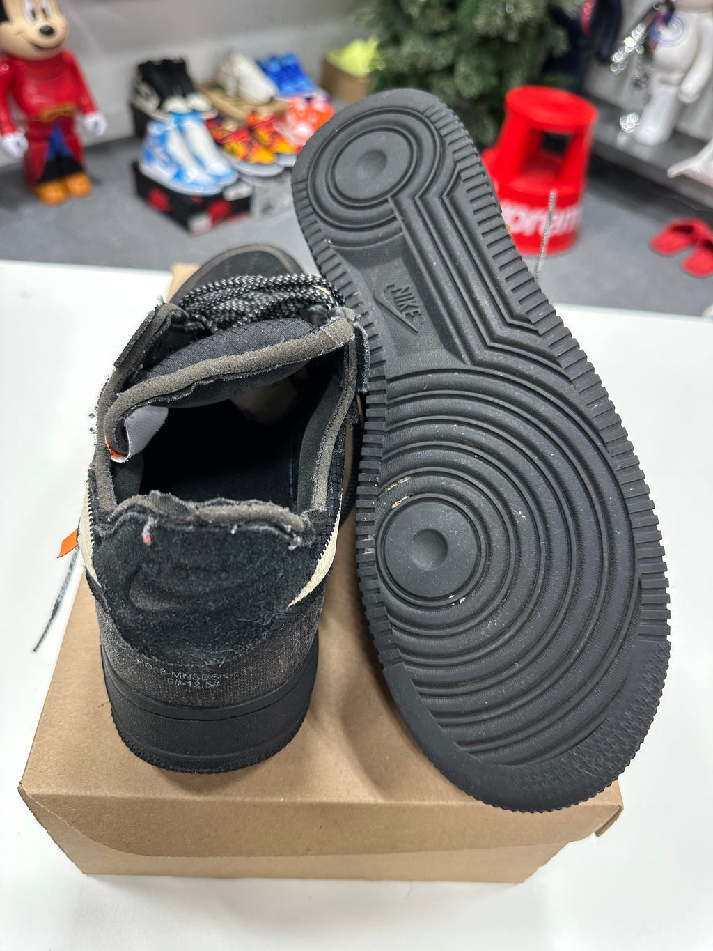 Off White x Air Force 1 Low Black Sz 10.5