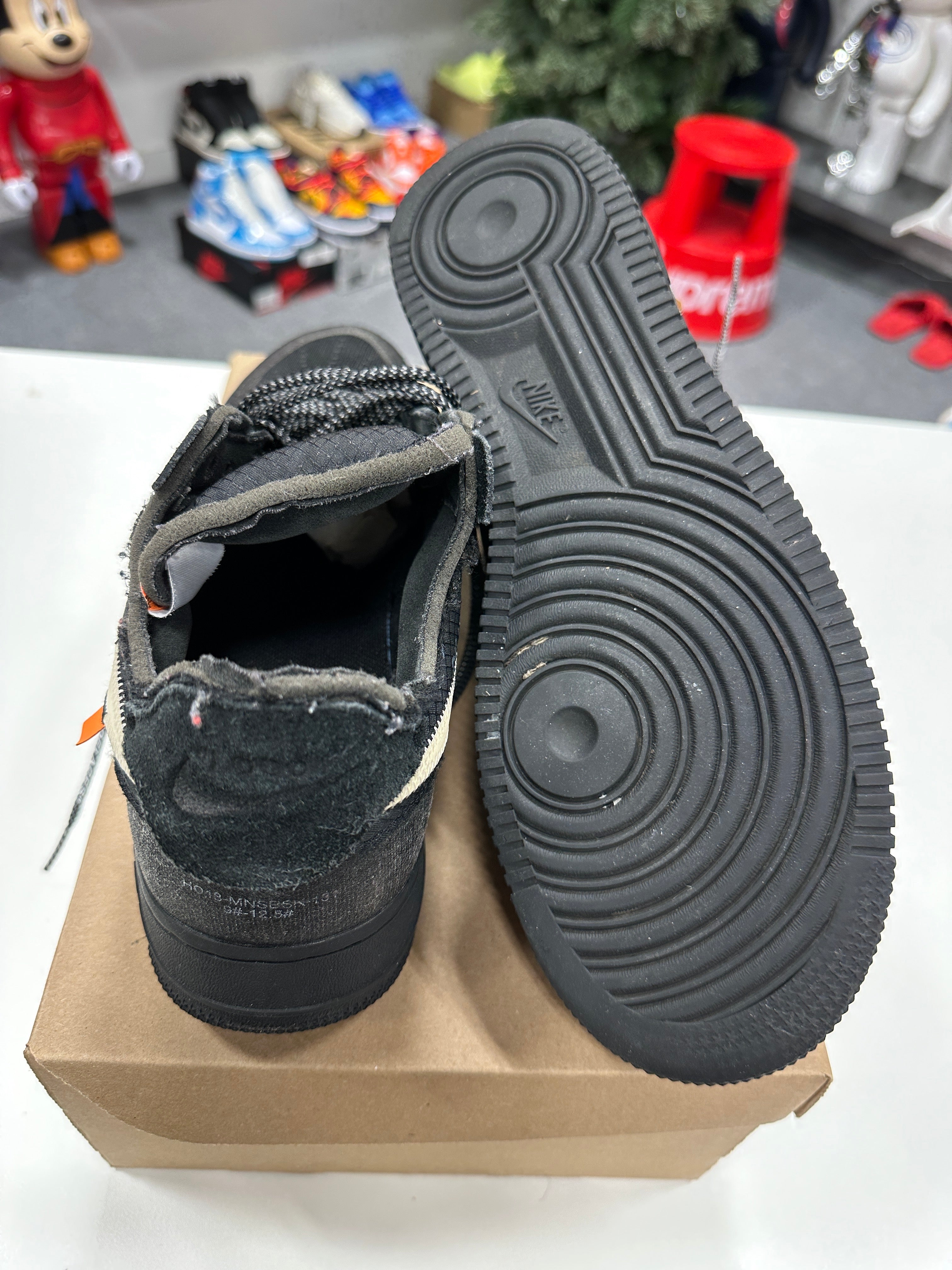 Off White x Air Force 1 Low Black Sz 10.5