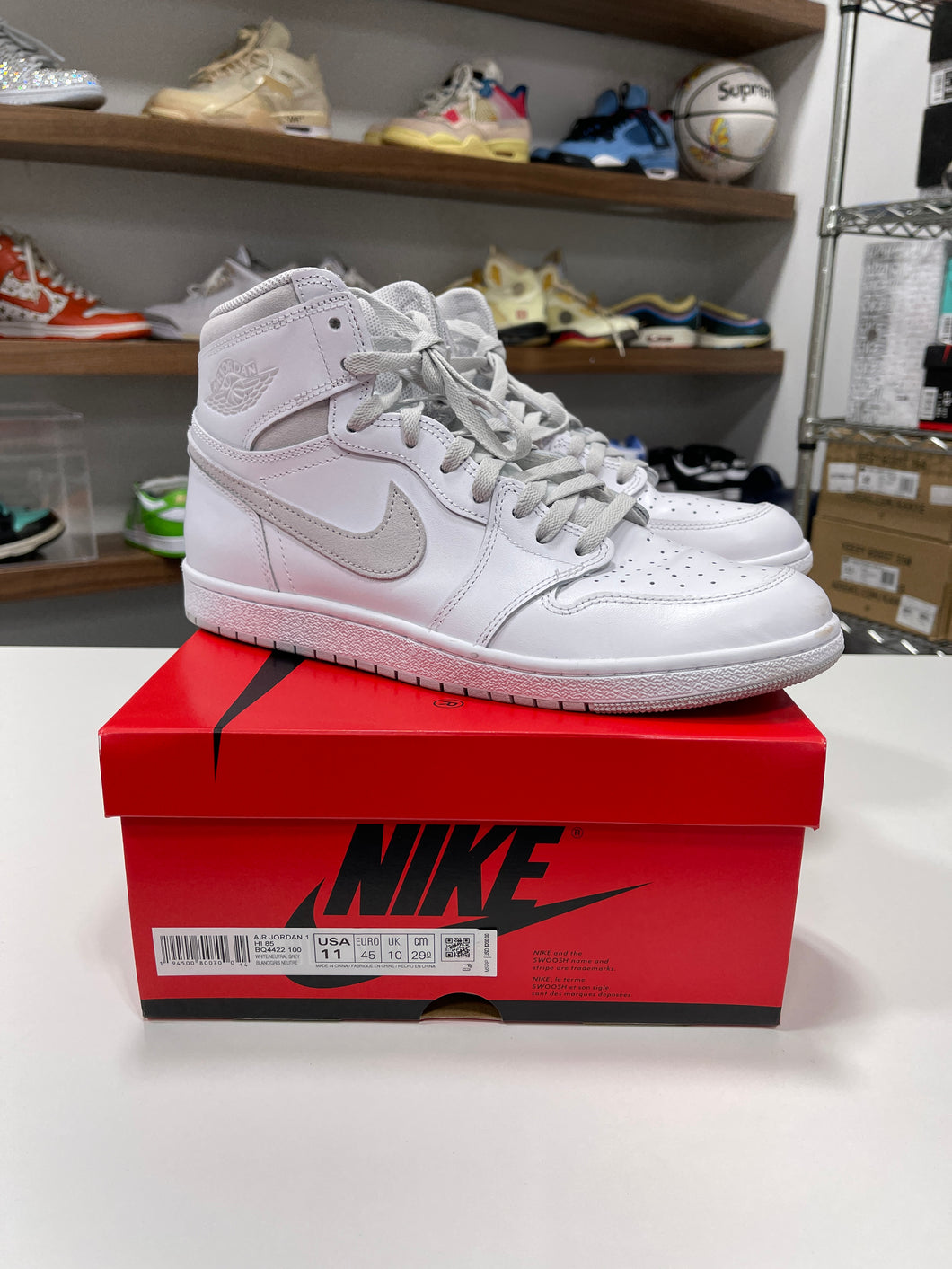 Nike Jordan 1 High '85 Neutral Grey Sz 11