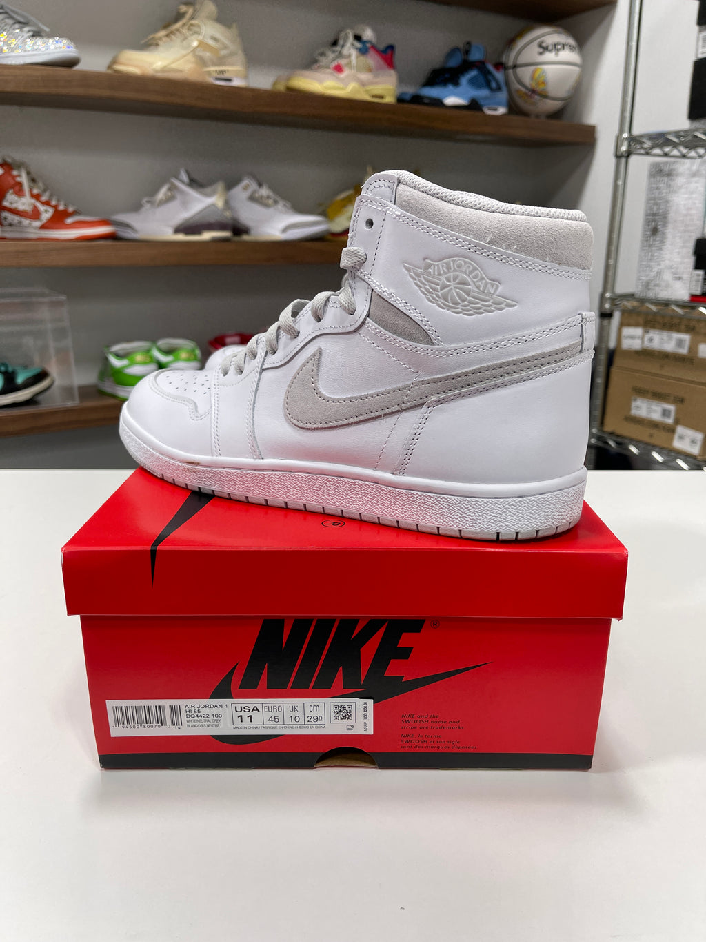 Nike Jordan 1 High '85 Neutral Grey Sz 11