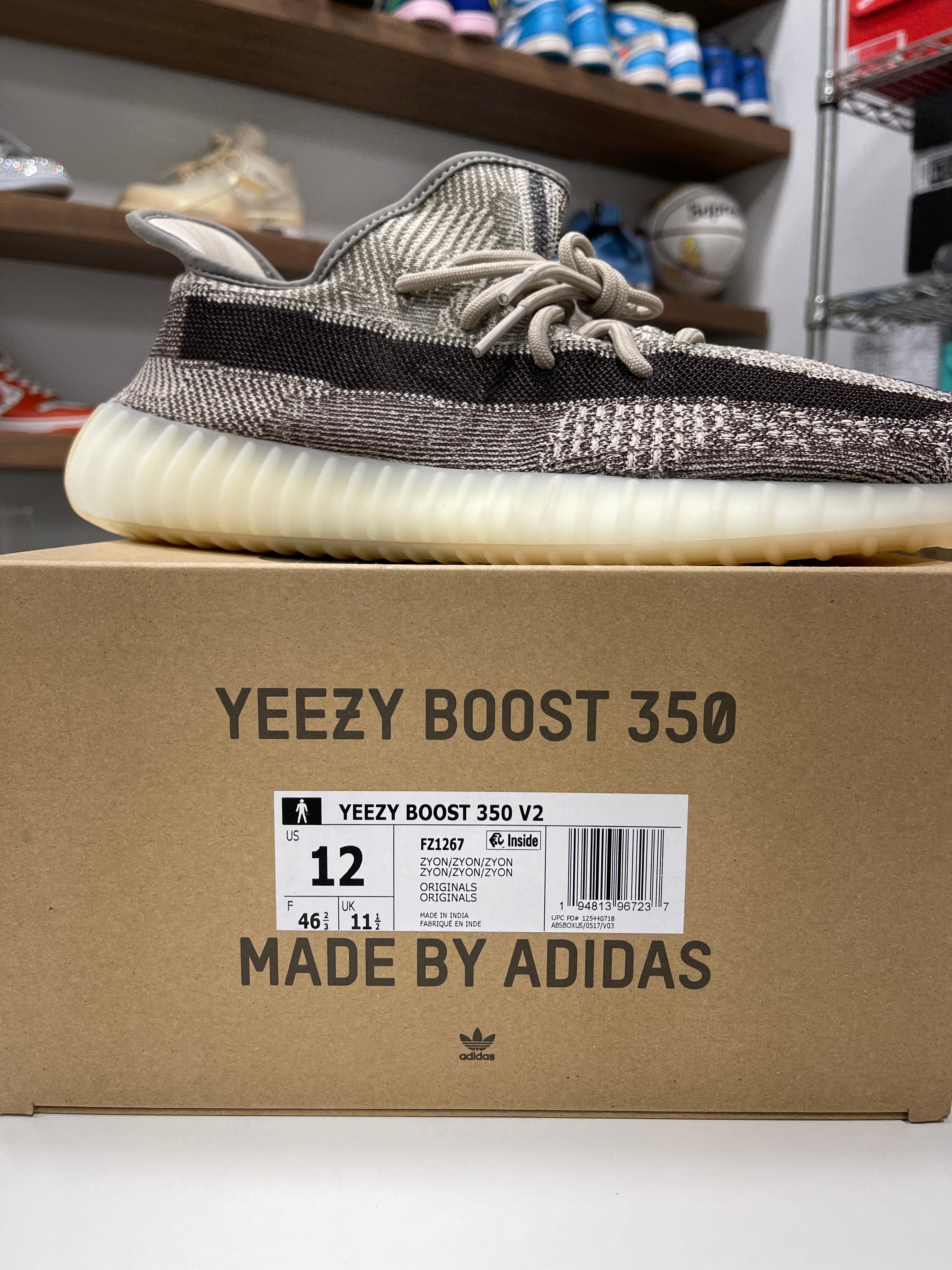 Adidas Yeezy 350 V2 Zyon Sz 12