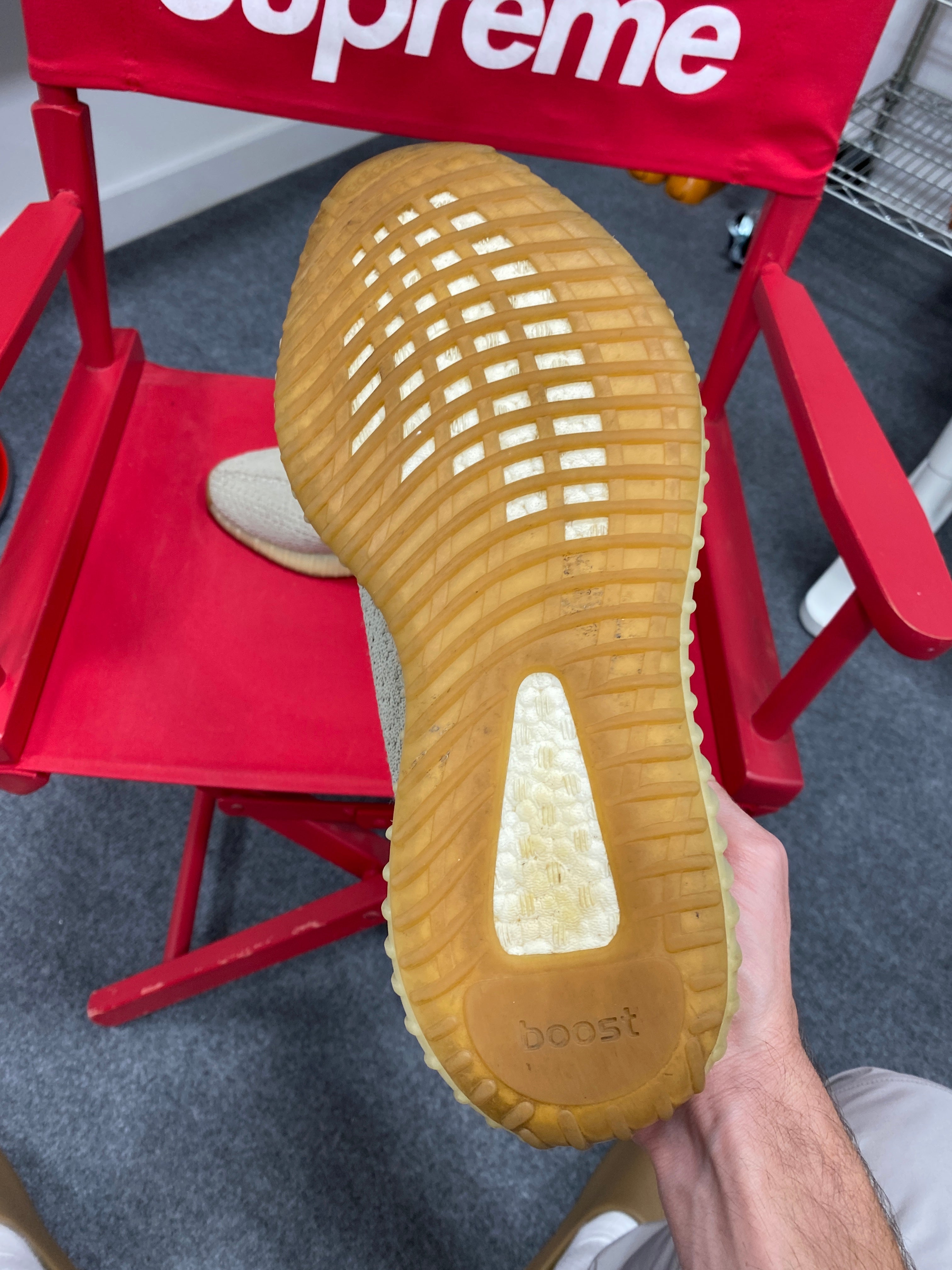 Yeezy 350 V2 Sesame Sz 10.5 NO BOX