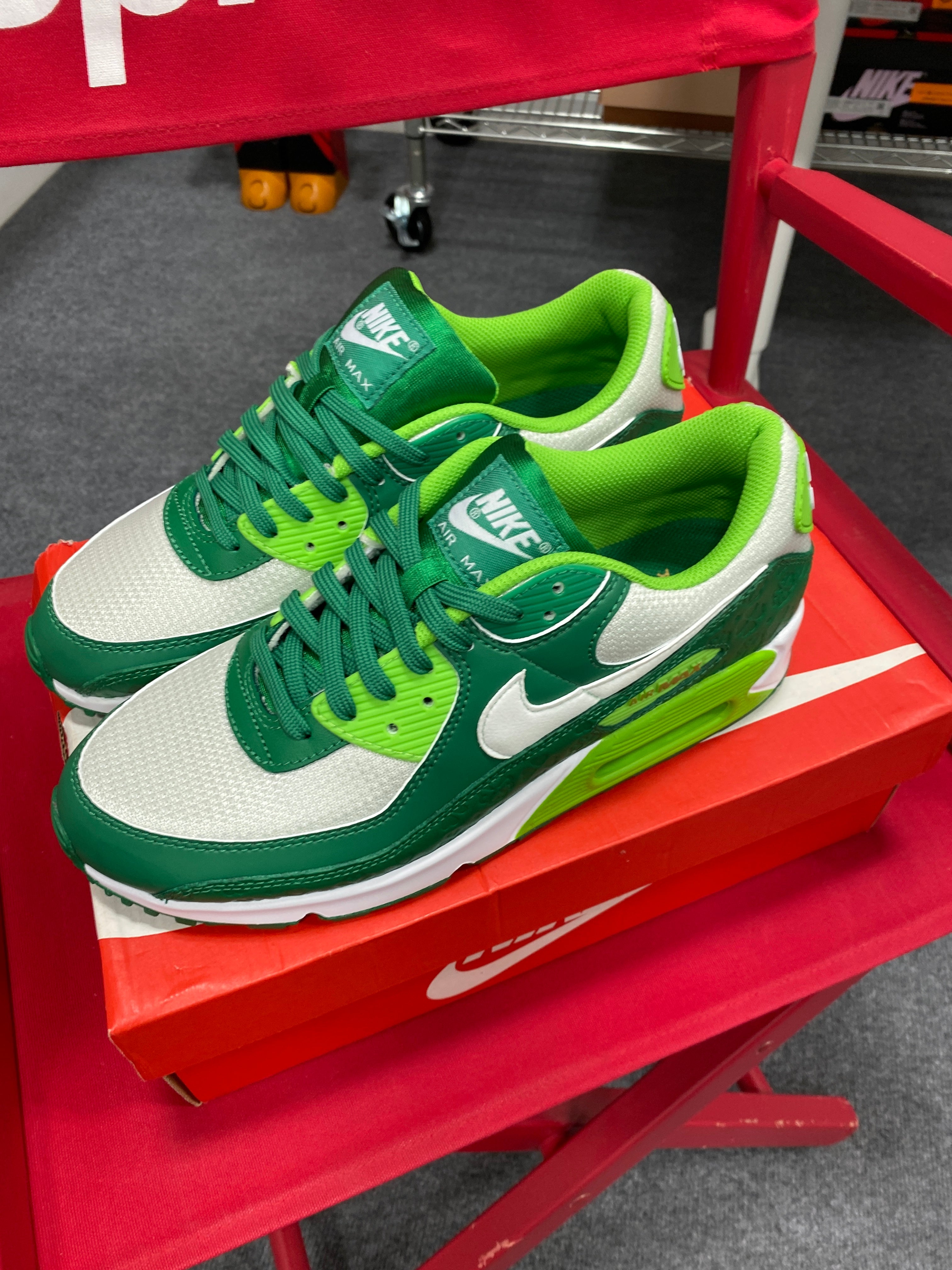 Nike Air Max 90 St Patricks Day (2021) Sz 9.5