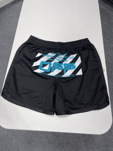 Off White WAVY LINE MESH Shorts Sz L