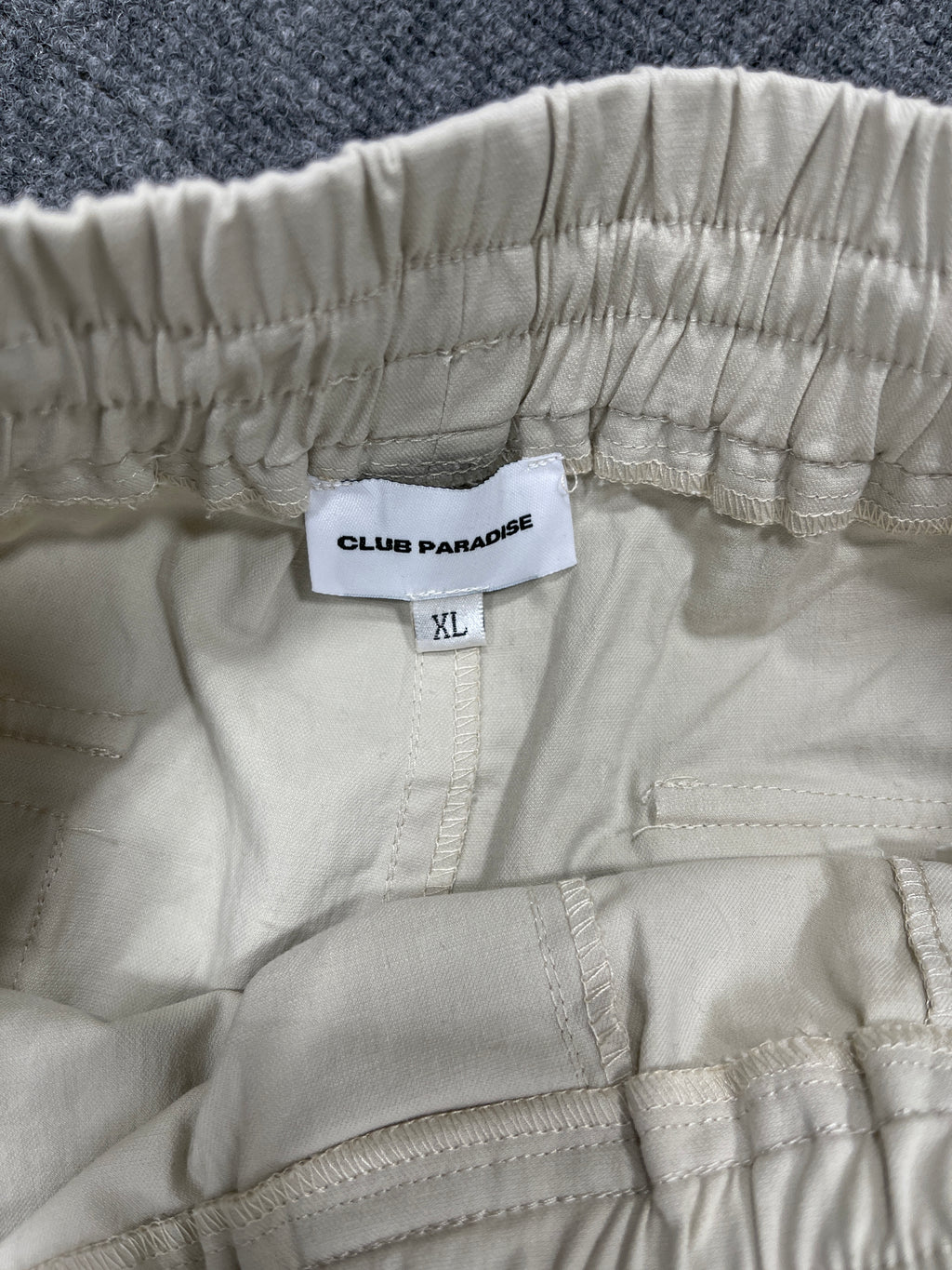 Club Paradise Pants Sz XL - Cream