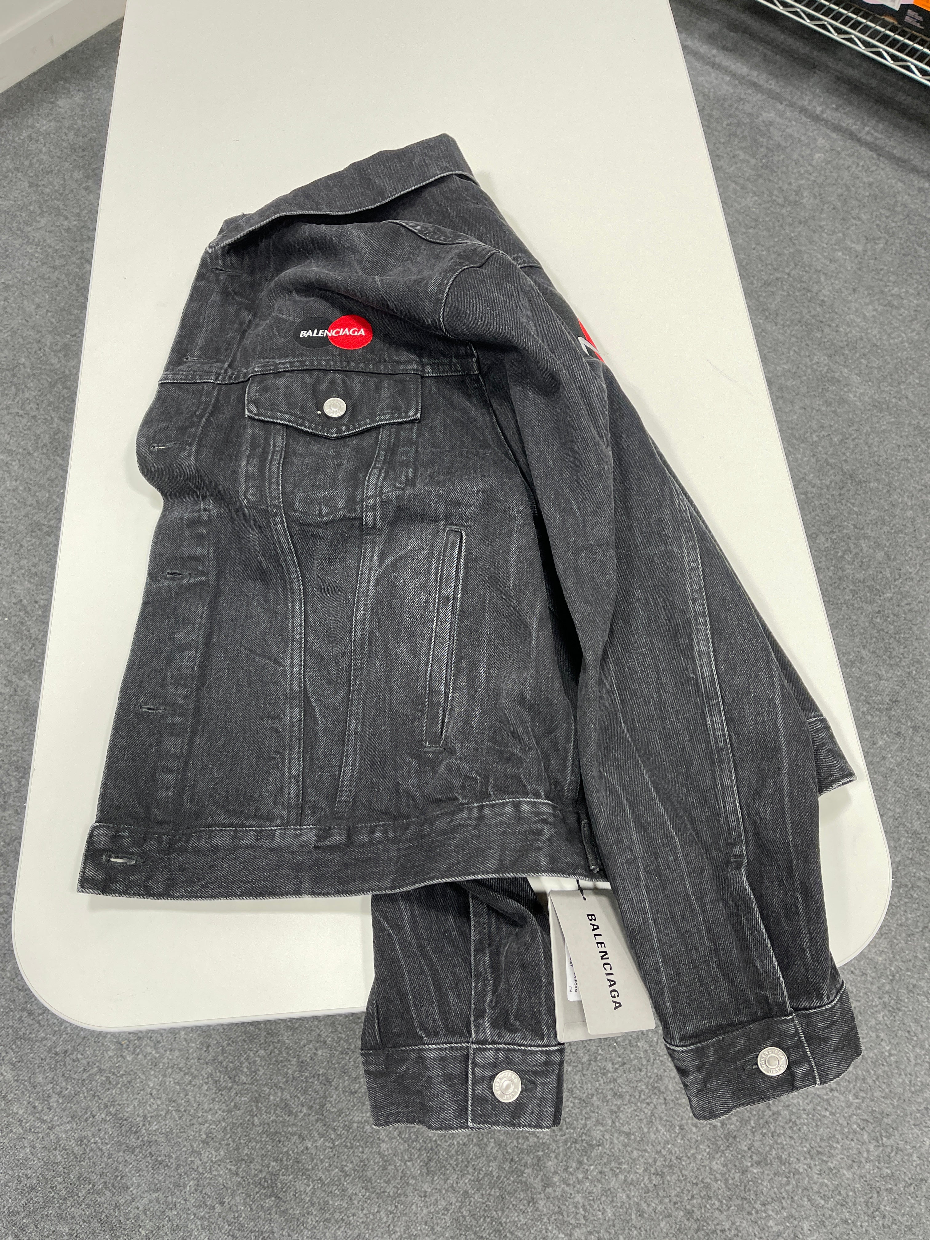 Balenciaga Denim Jacket Sz 50