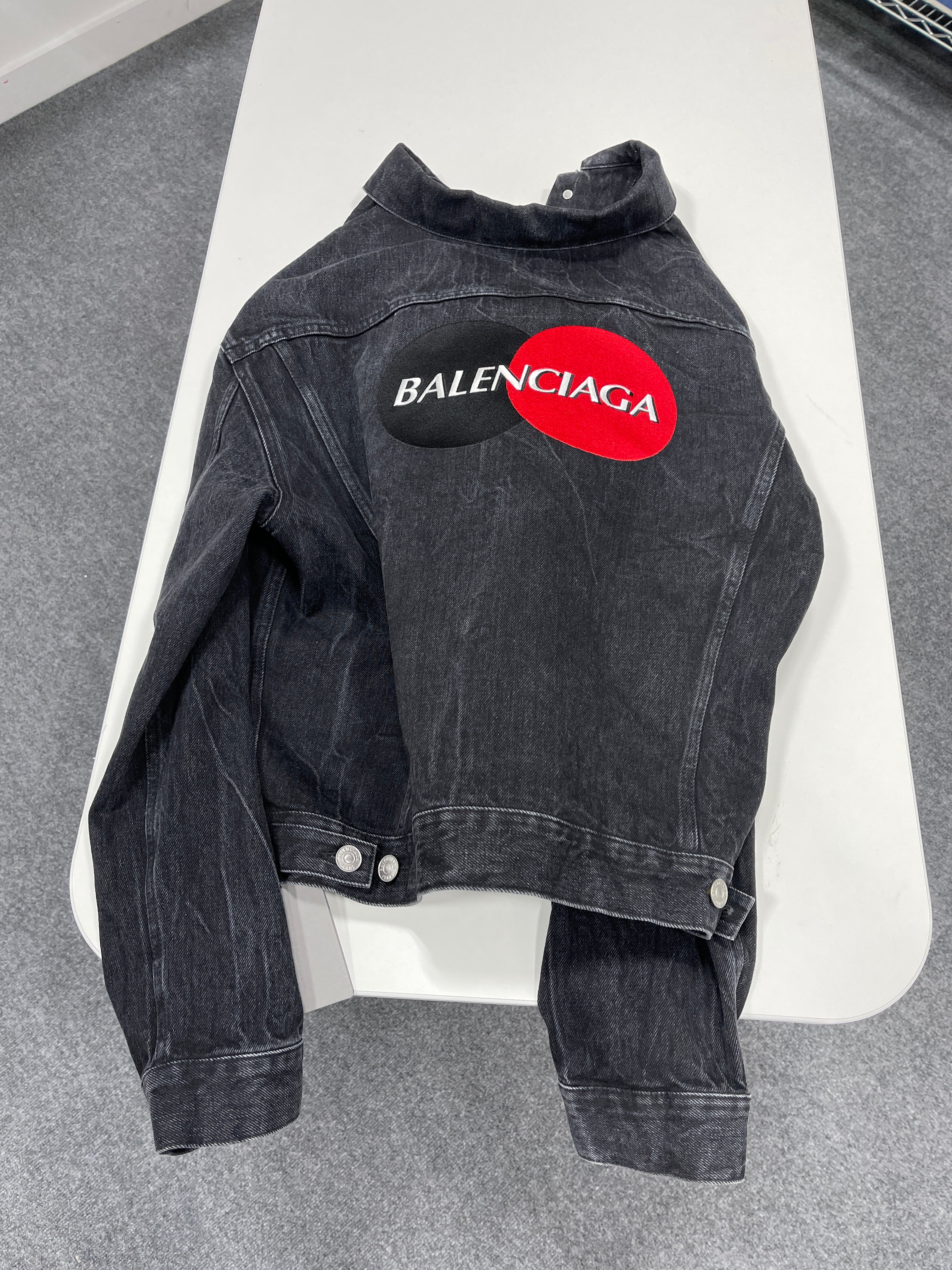 Balenciaga Denim Jacket Sz 50