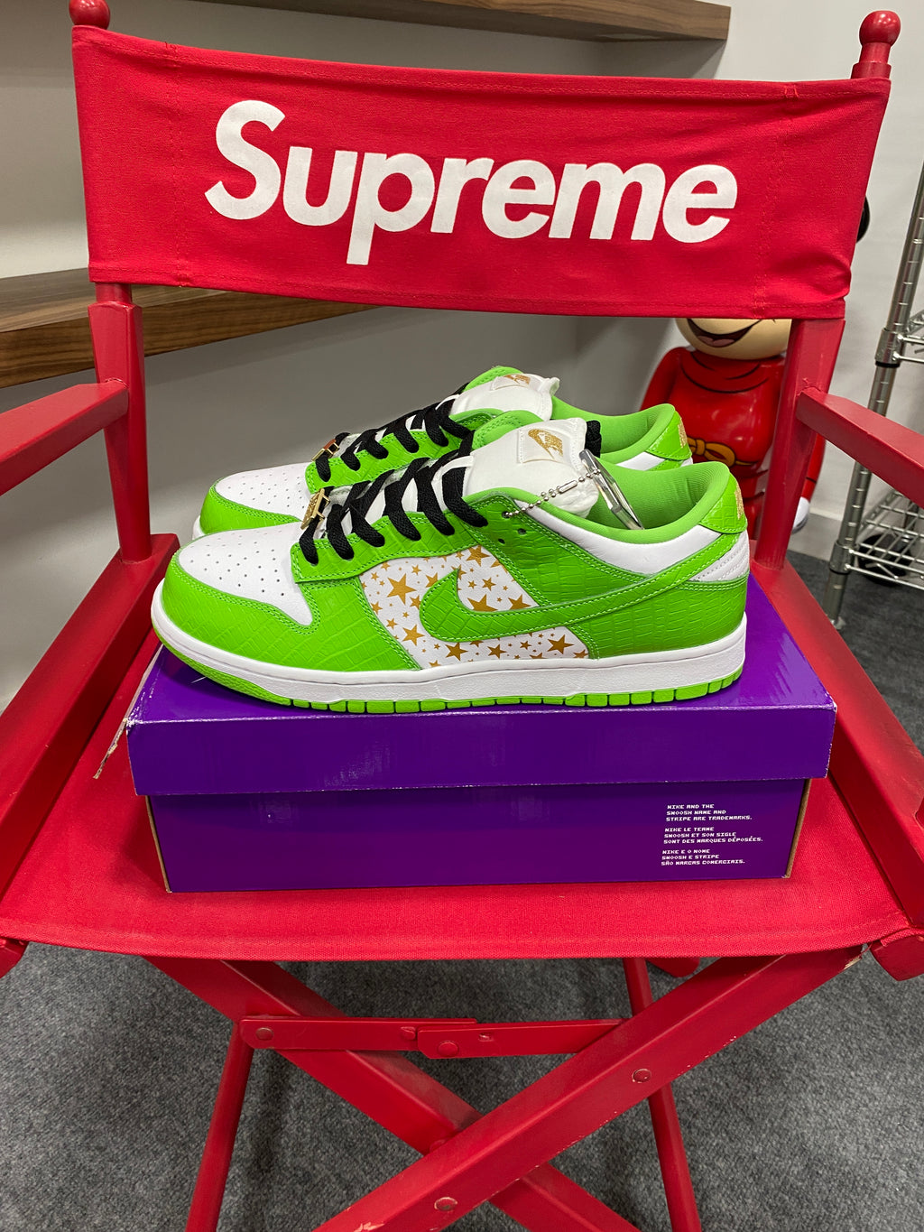 Nike SB Dunk Low Supreme Green (2021) Sz 10.5